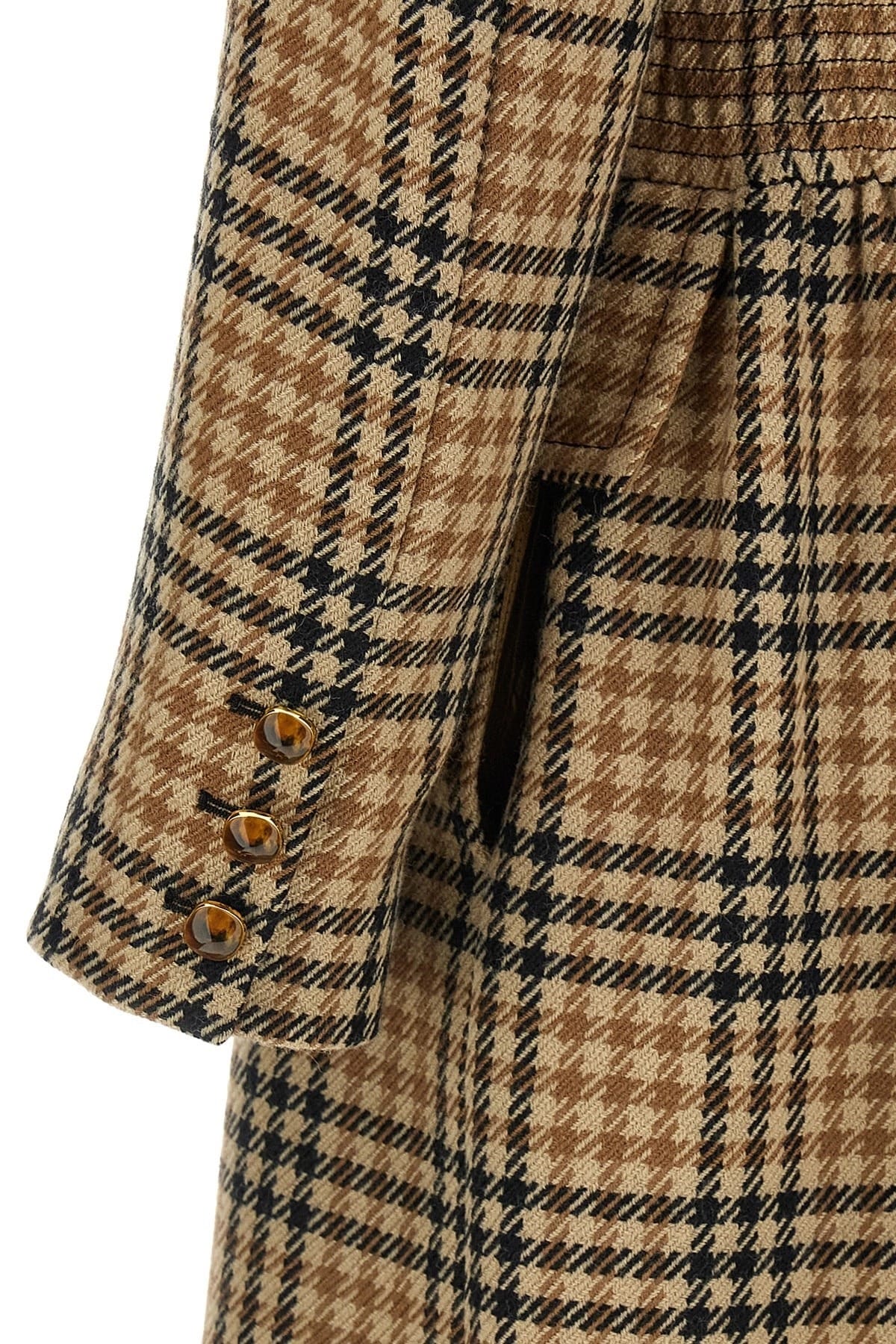 Valentino Garavani Valentino Garavani Houndstooth Wool Coat