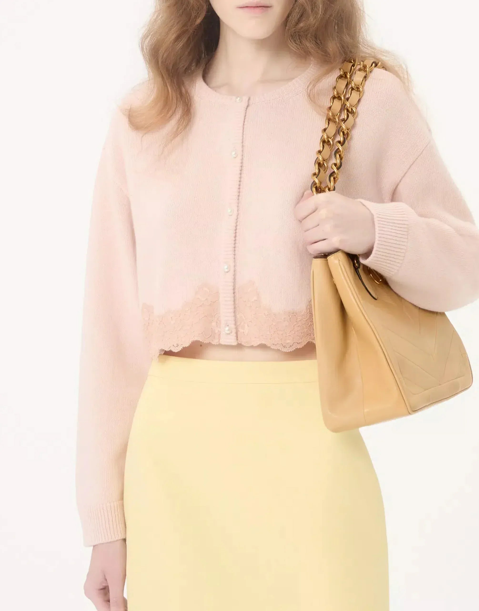 Valentino Garavani Laseine Chevron-Patterned Small Tote Bag