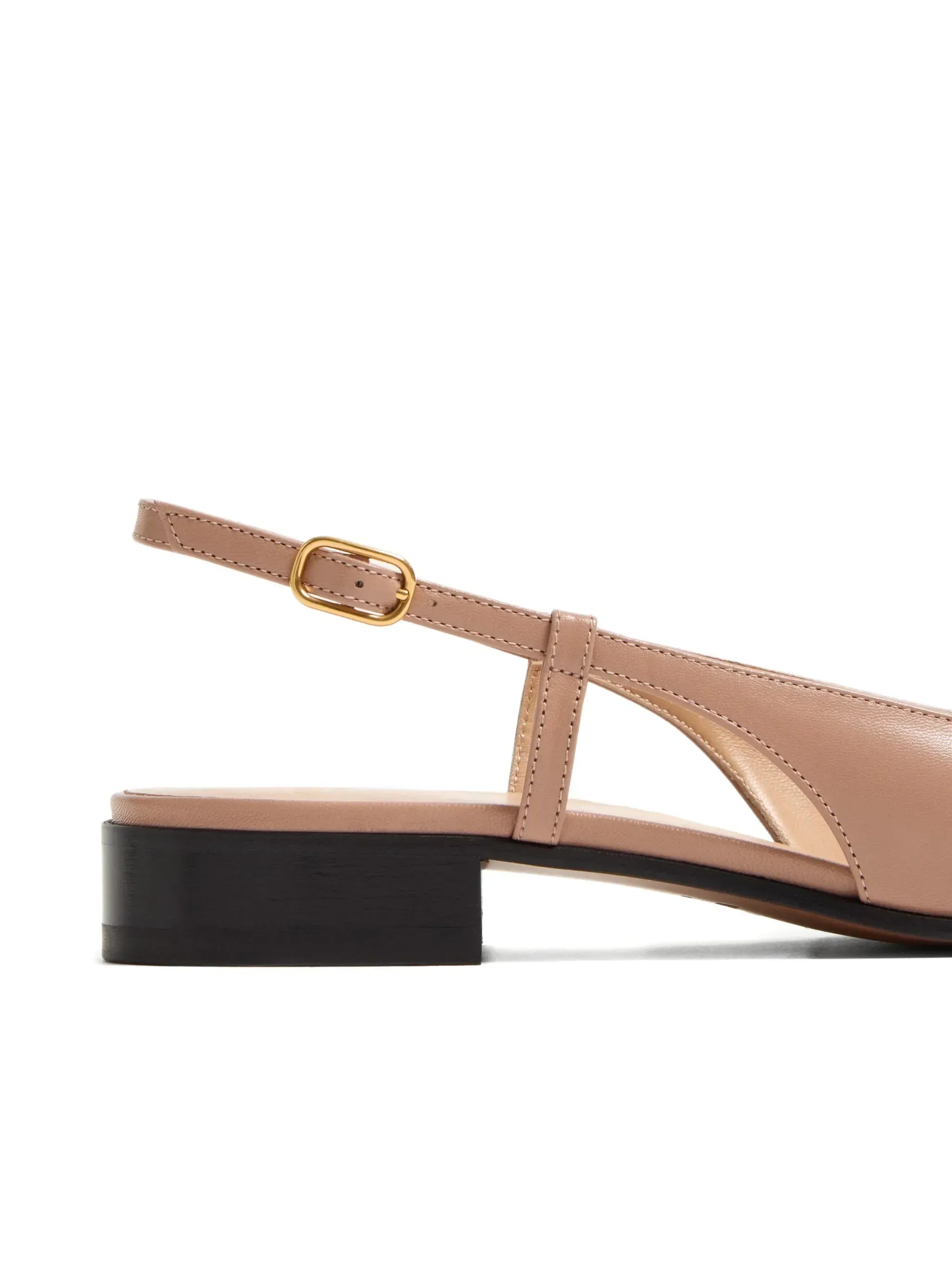 Valentino Garavani Sapatilhas Slingback de Couro com Logo Aplicado e Detalhe de Tassel