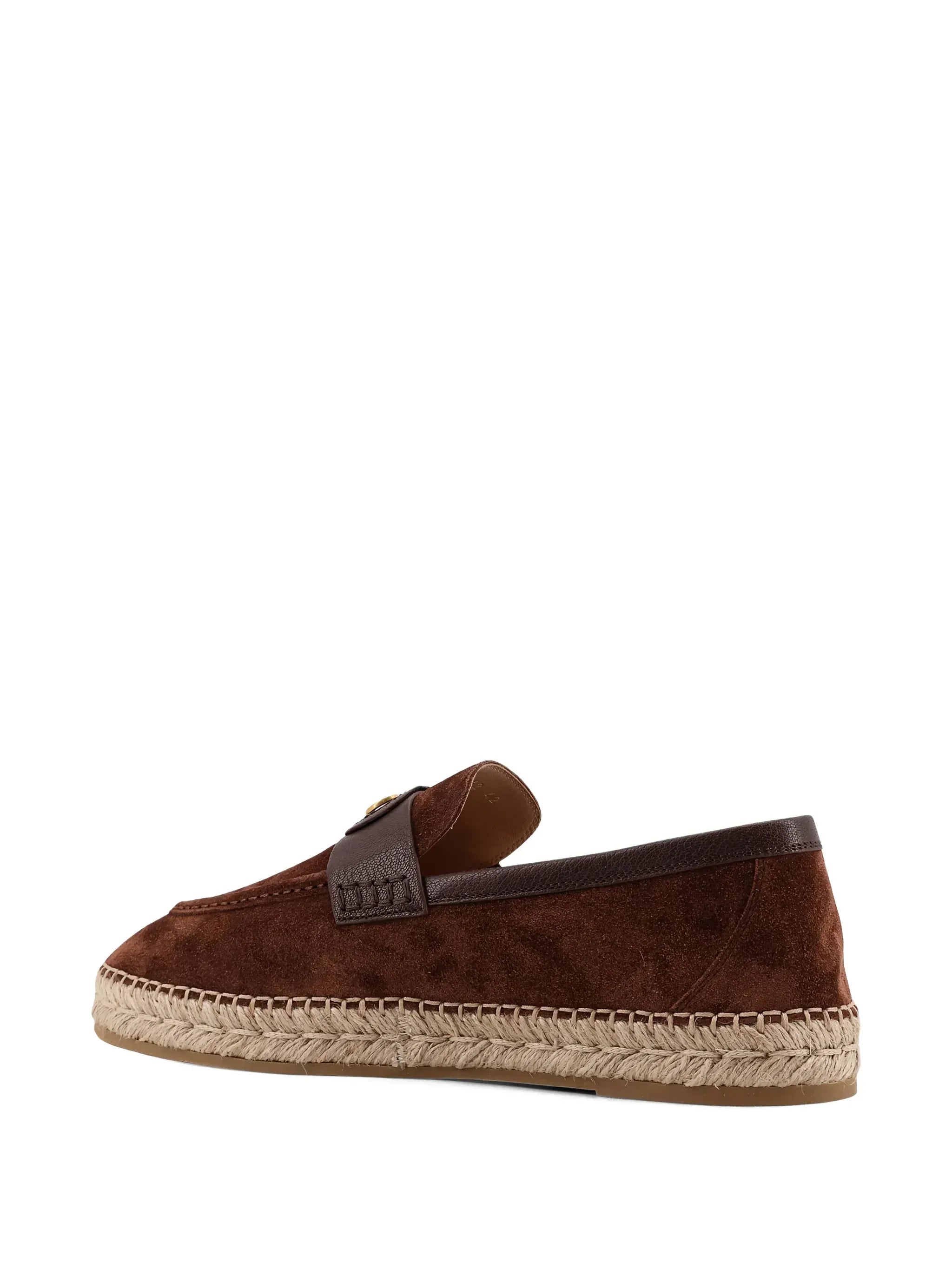 Valentino Garavani Alpargatas Flat com Plaqueta de Logo