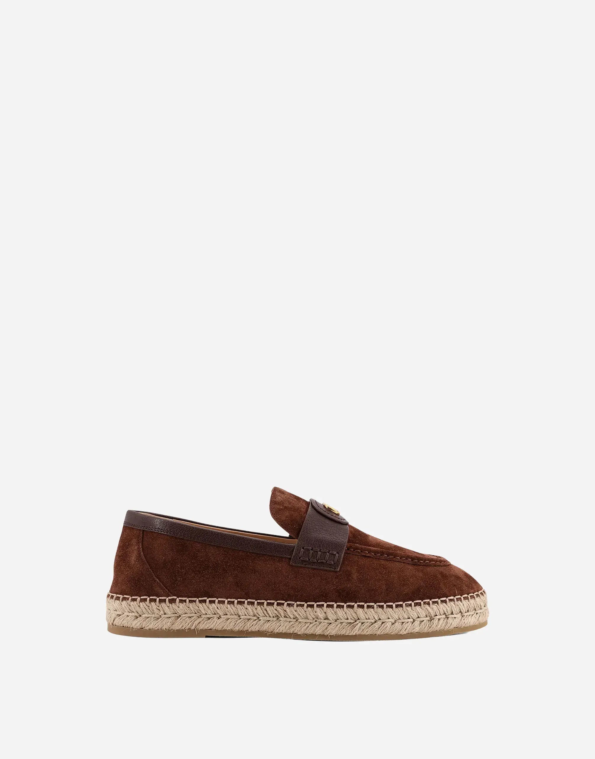 Valentino Garavani Alpargatas Flat com Plaqueta de Logo