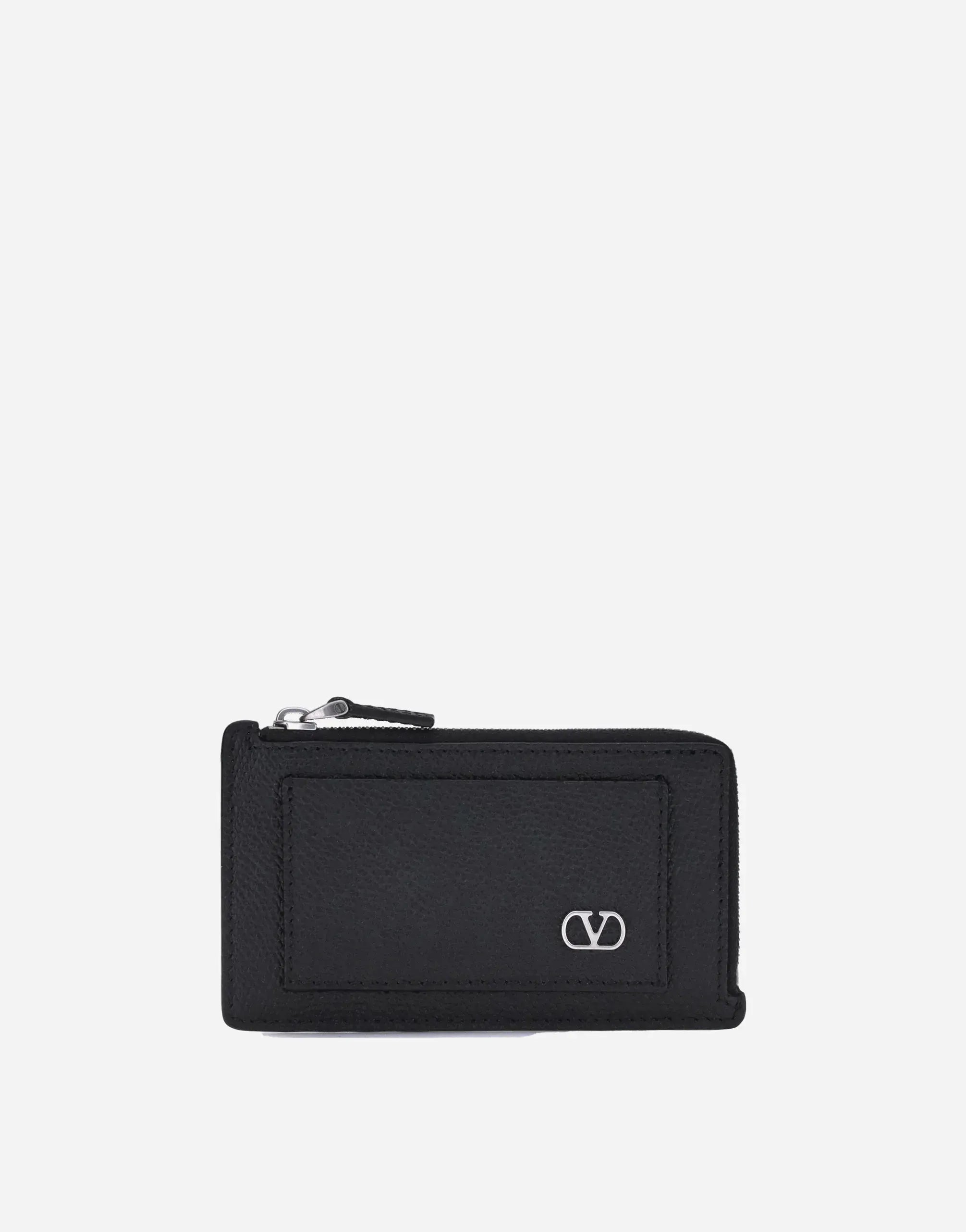 Valentino Garavani Logo Plaque VLogo Wallet