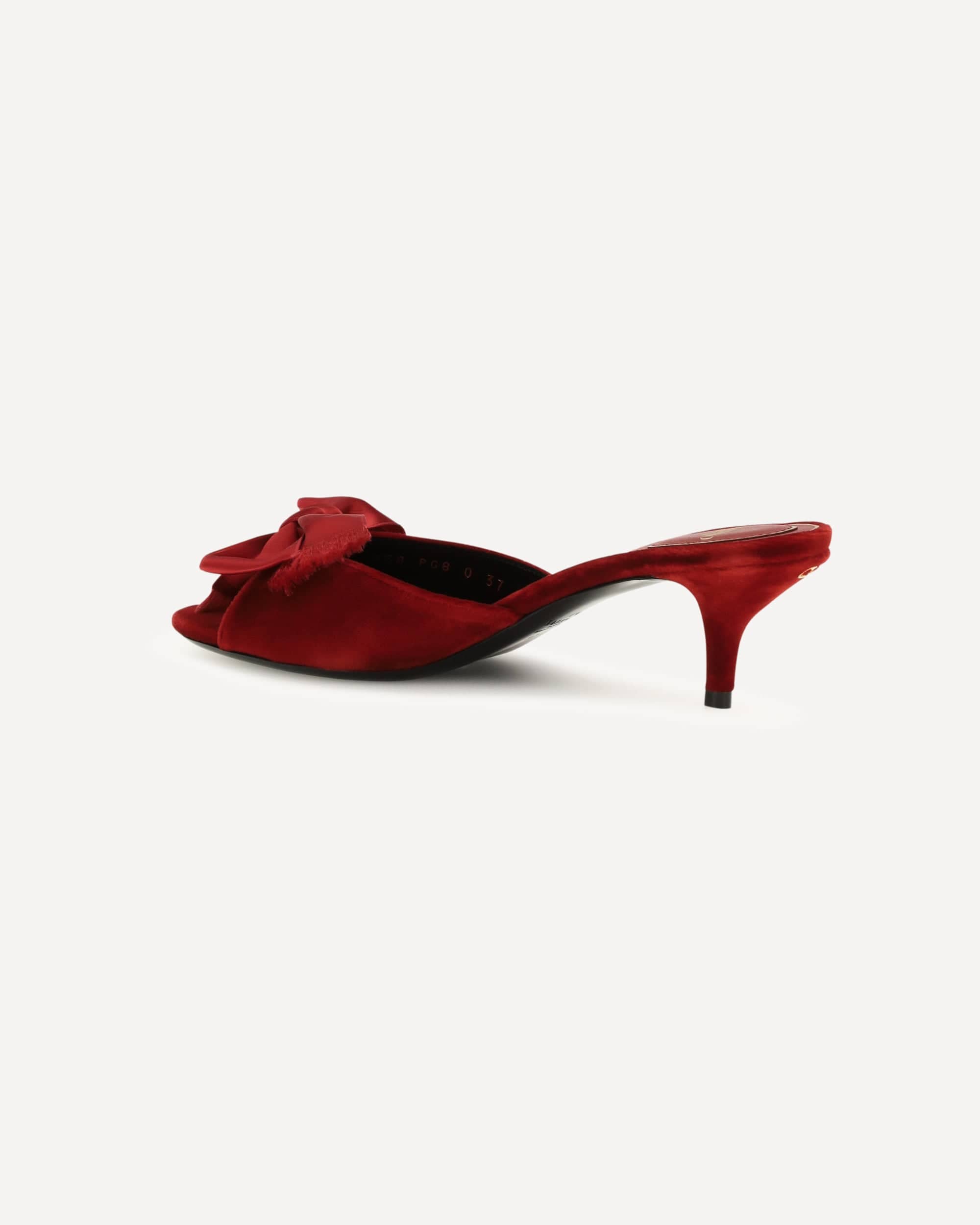 Valentino Garavani Marie Velvet Slide Sandals
