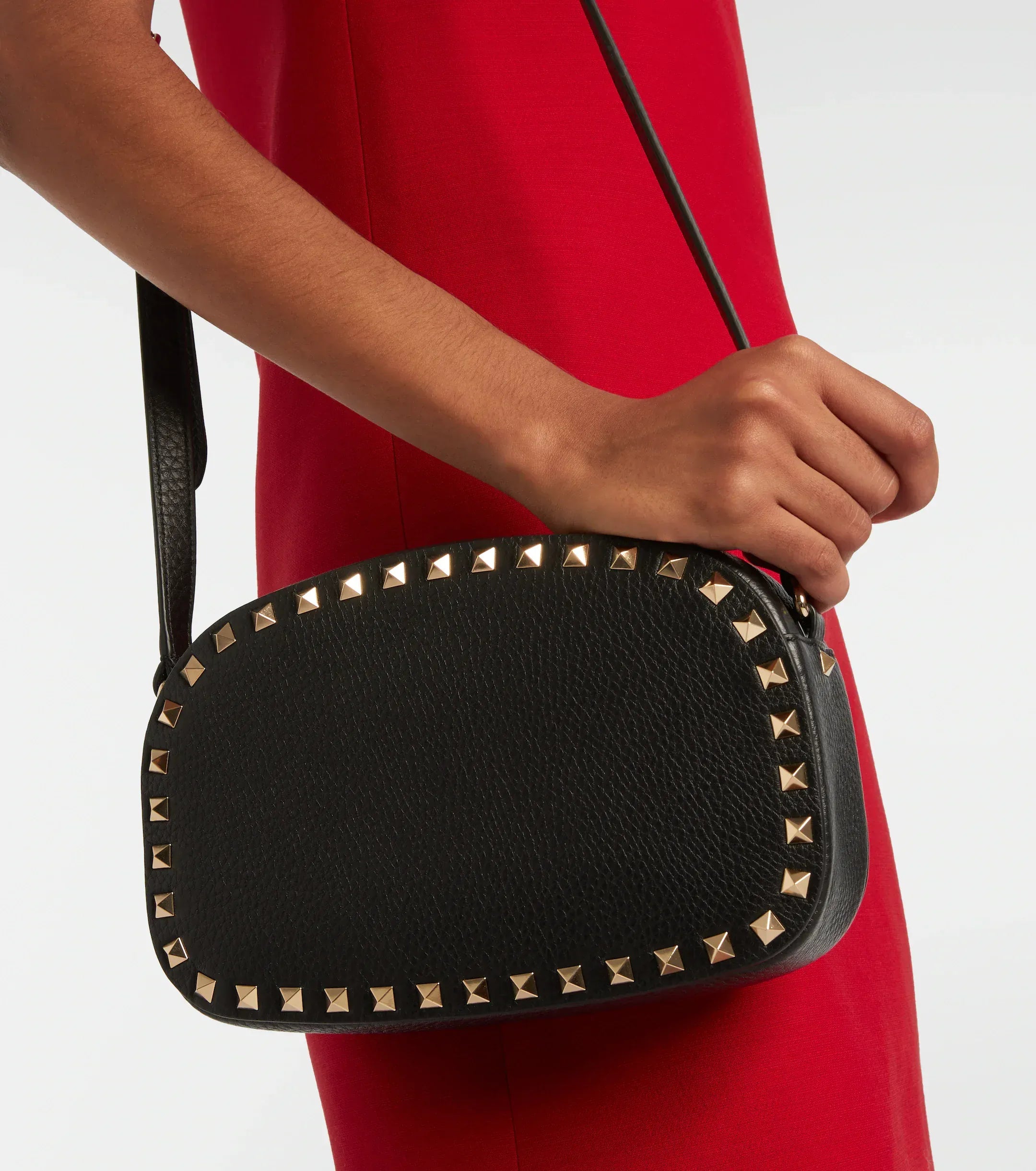 Valentino Garavani Mini Rockstud Lather Crossbody Bag