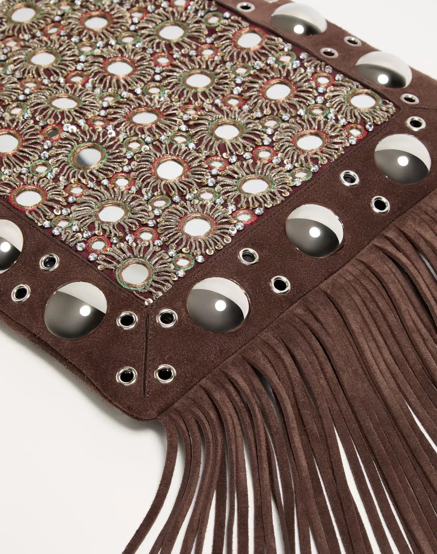 Valentino Garavani Nellcôte Embroidered Shoulder Bag