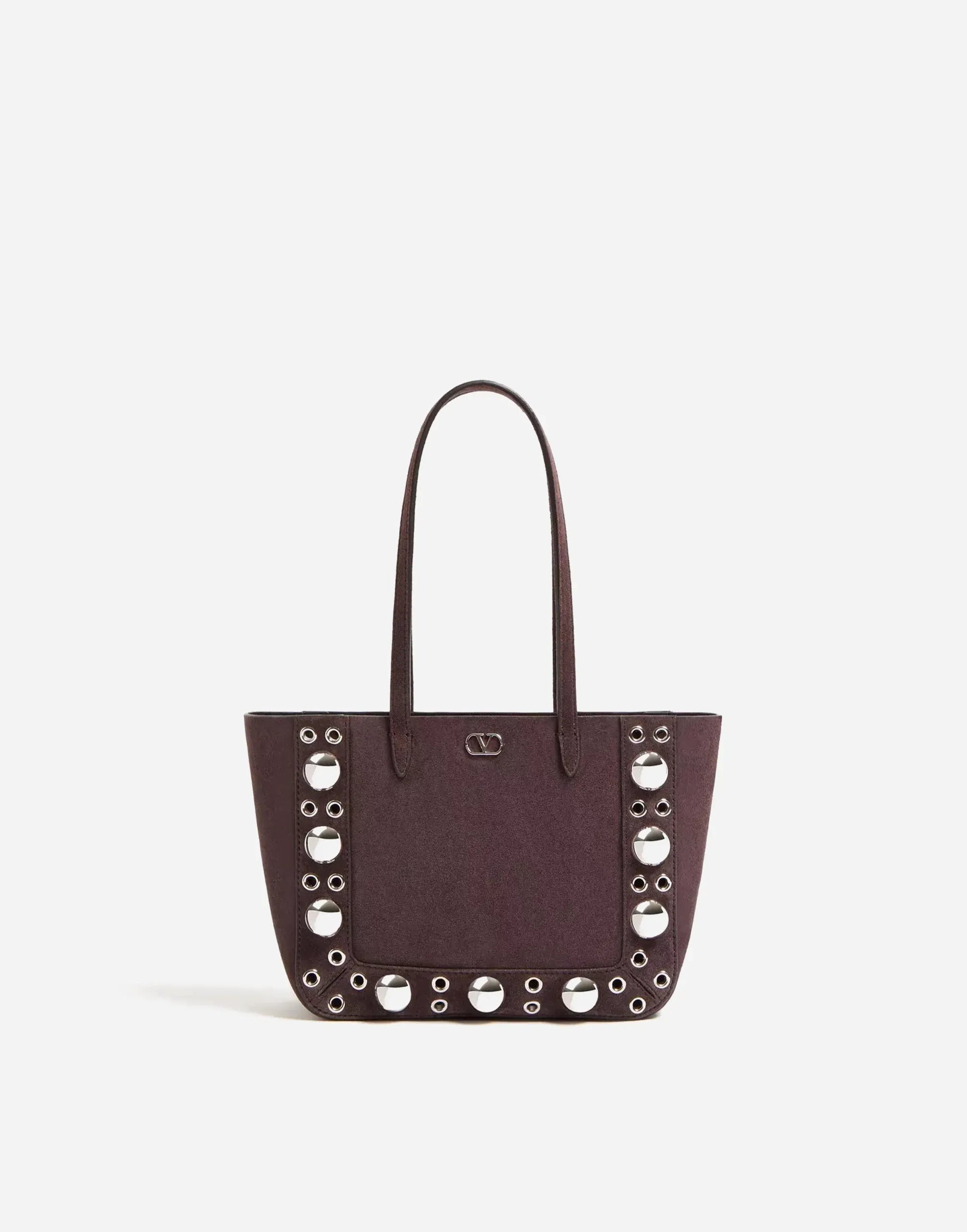 Valentino Garavani Nellcôte Mini Suede Shopping Bag