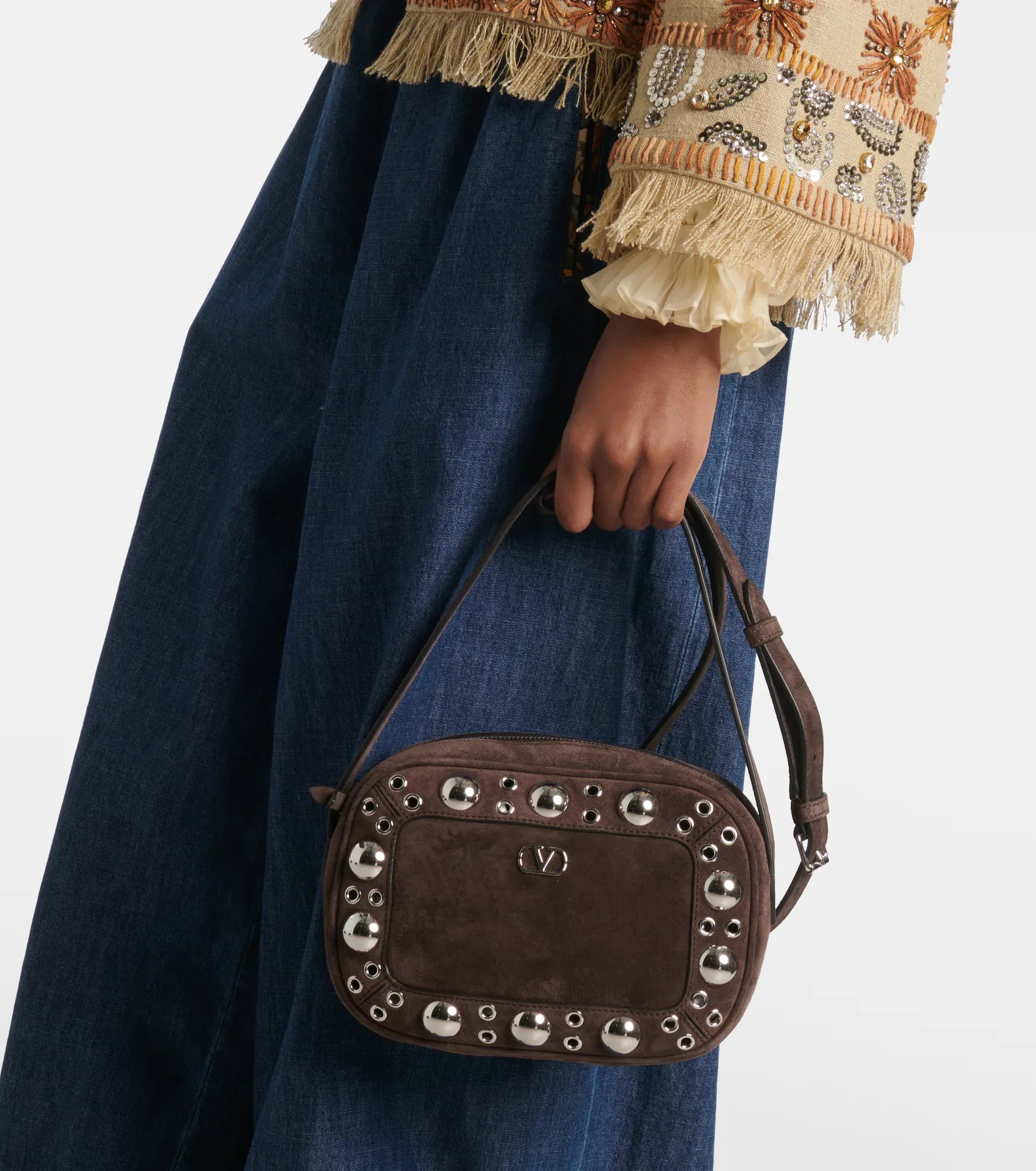 Valentino Garavani Nellcôte Shoulder Bag - alternate view
