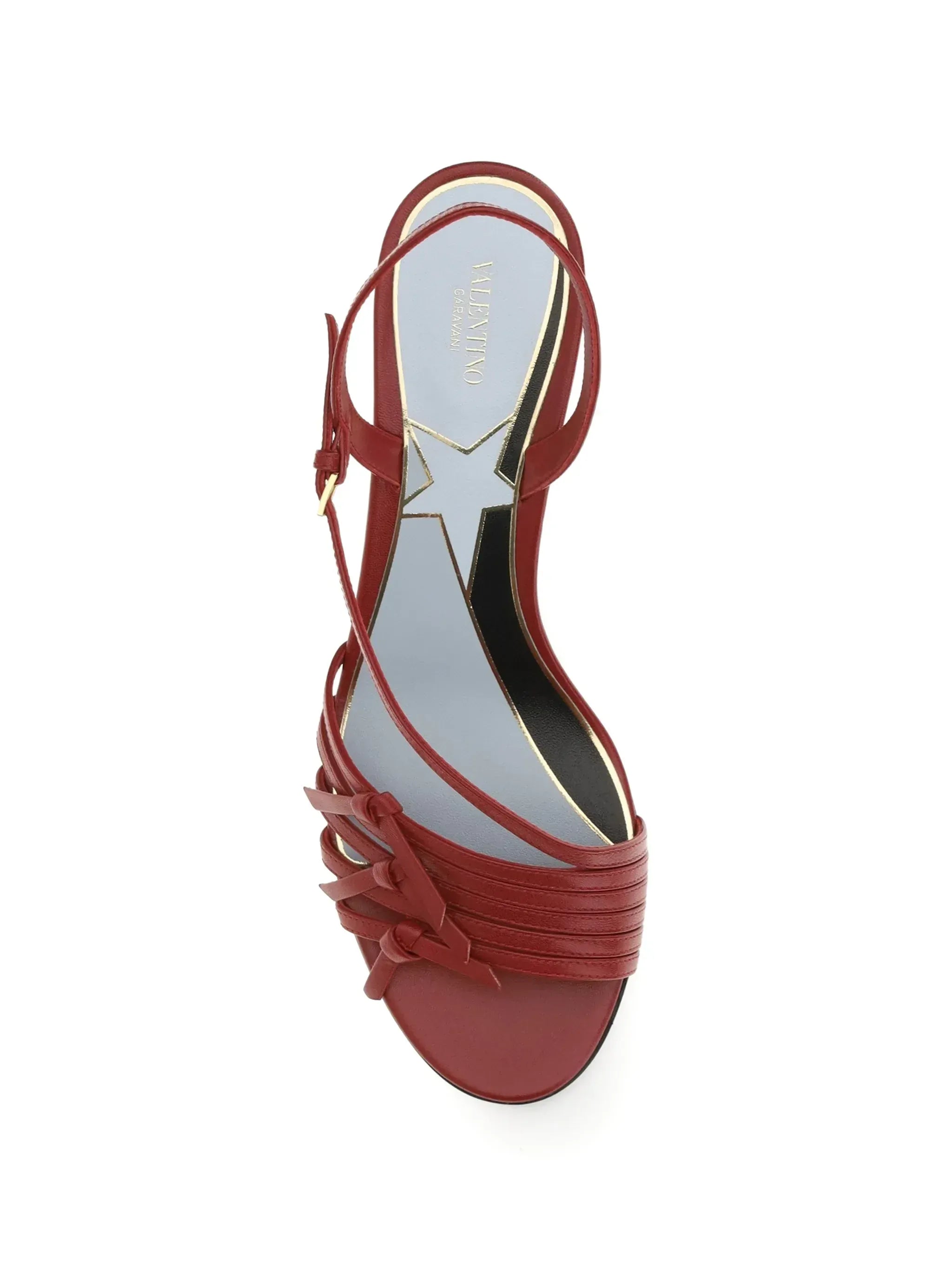 Valentino Garavani Nodine T-Strap Strap-On Sandals