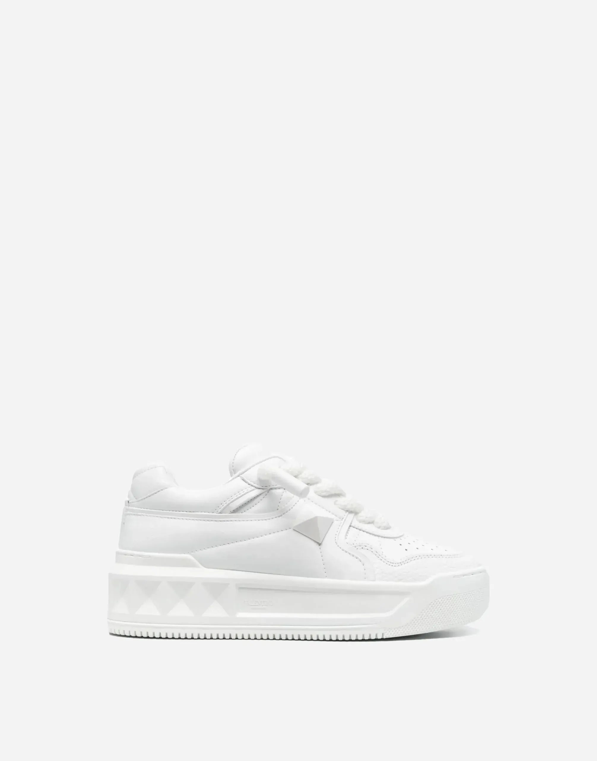 Valentino Garavani One Stud Xl Nappa Leather Low-Top Sneakers