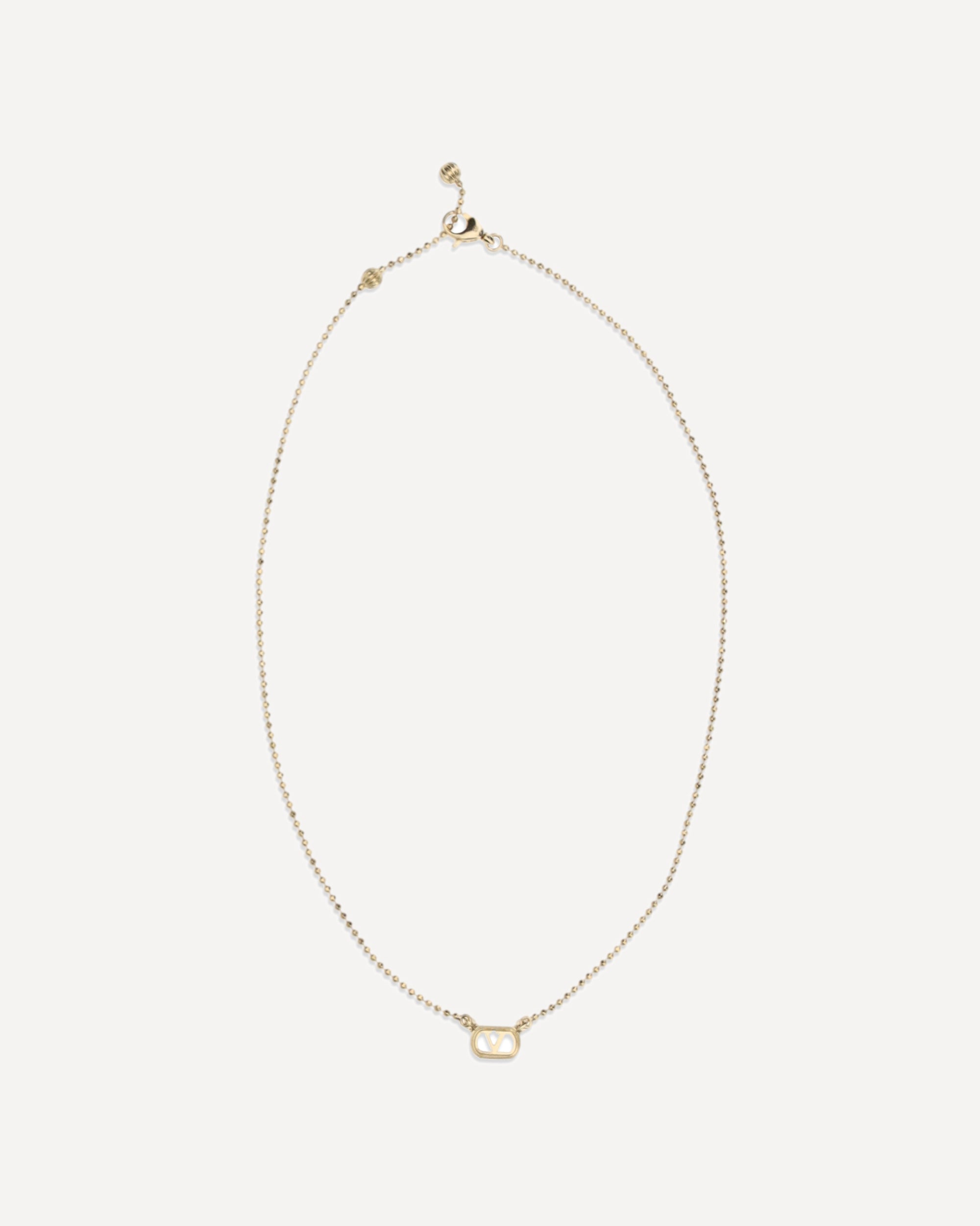 Valentino Garavani Ovalette Necklace With Swarovski Crystals