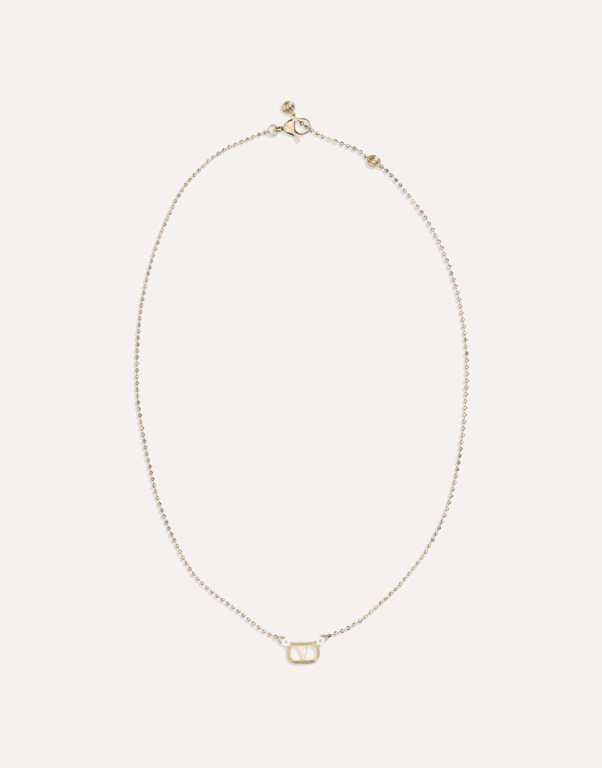 Valentino Garavani Ovalette Necklace With Swarovski Crystals