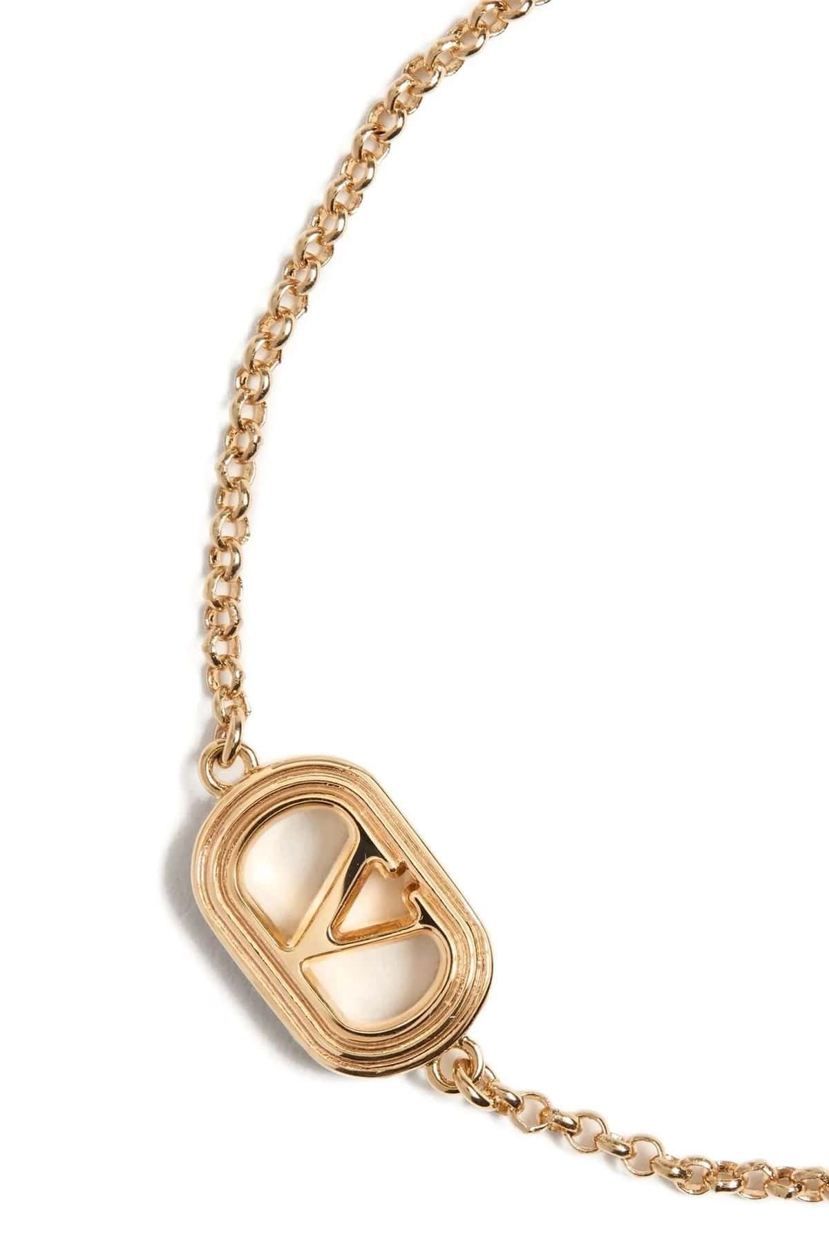 Valentino Garavani Valentino Garavani Ovalette Vlogo Signature Bracelet