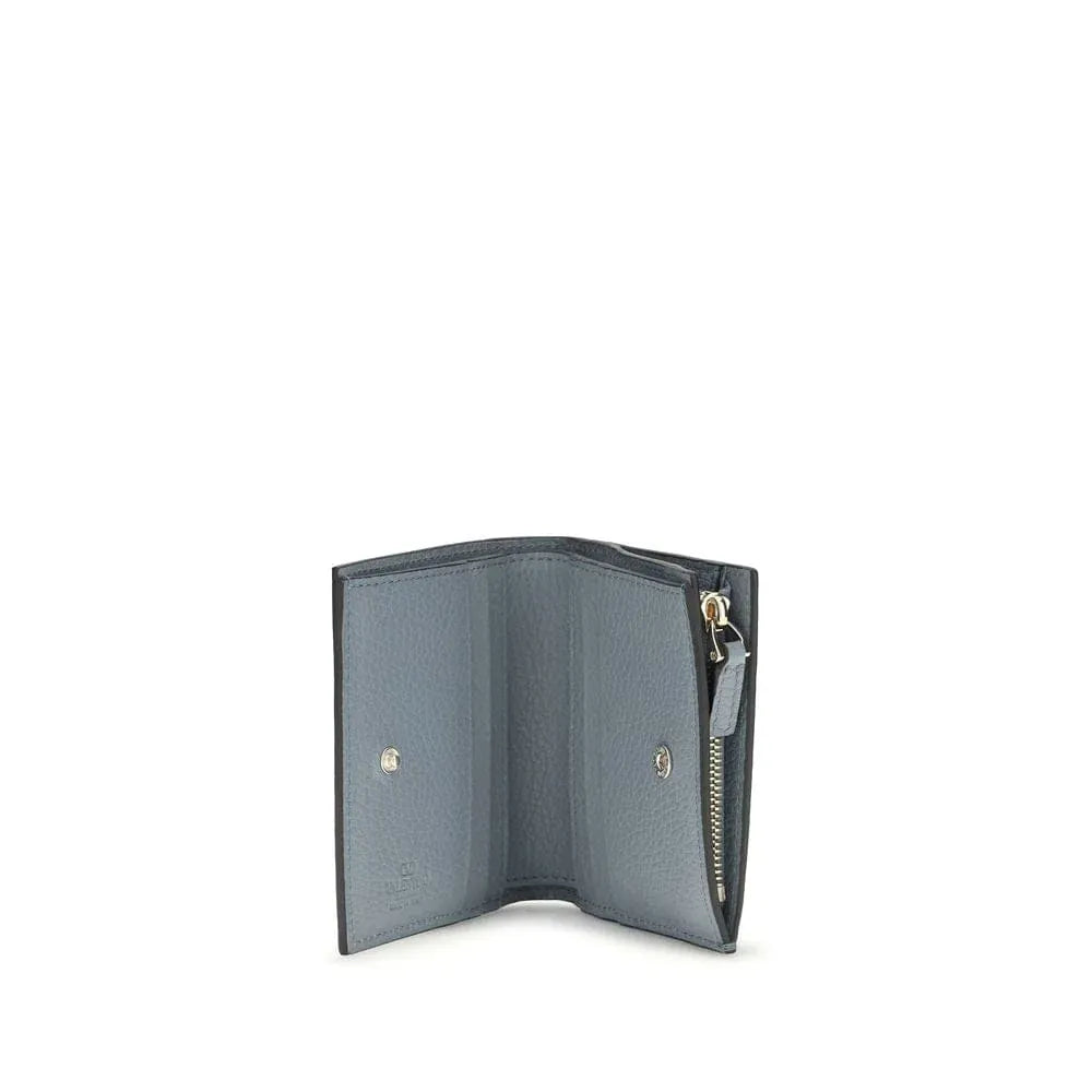Valentino Garavani Ovis Aries Rockstud Grained Card Holder