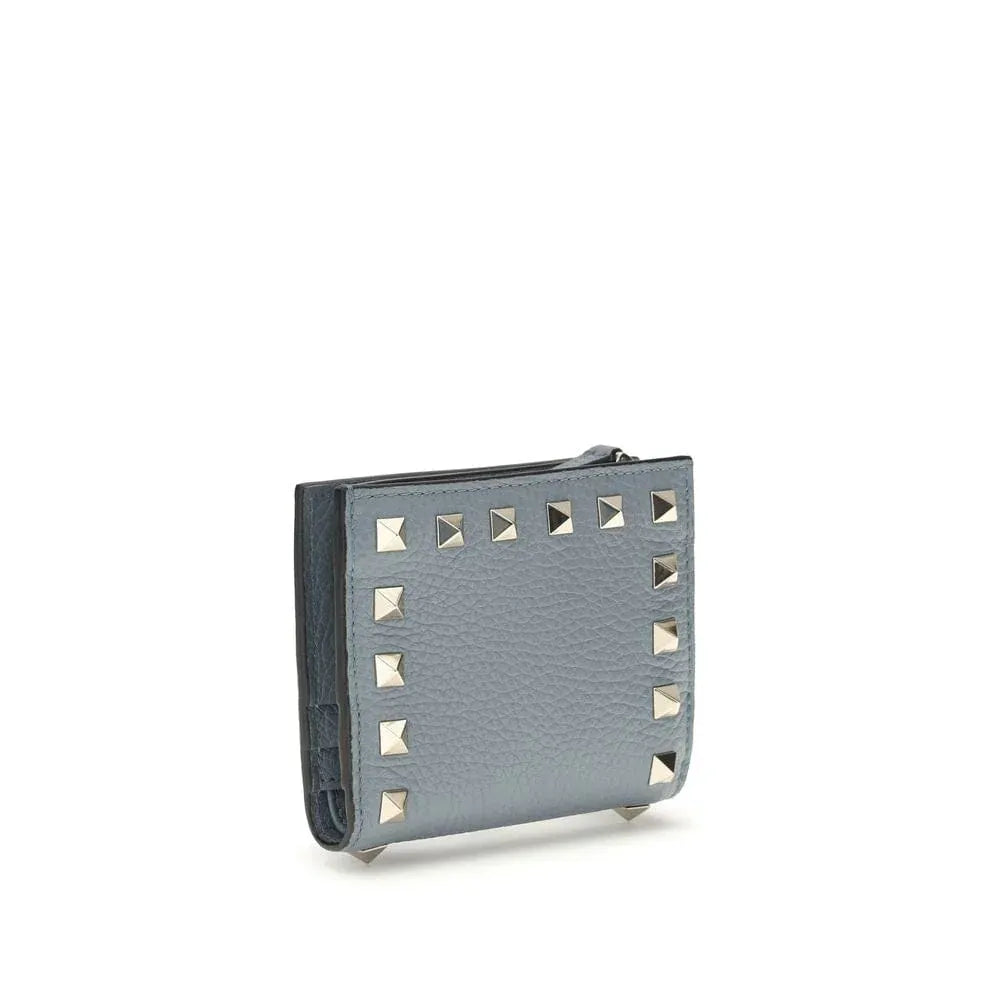 Valentino Garavani Ovis Aries Rockstud Grained Card Holder