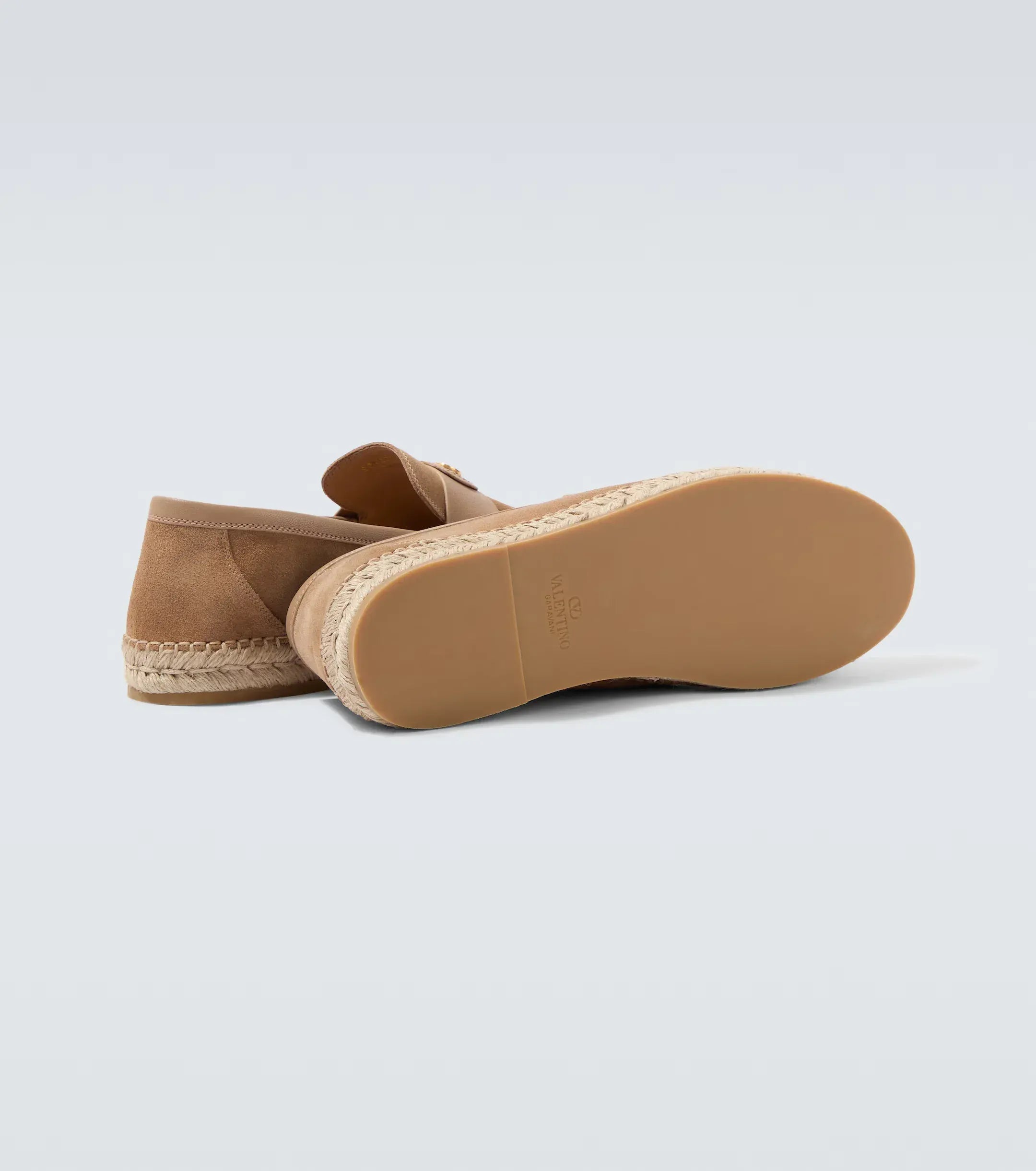 Valentino Garavani Palm Avenue VLogo Suede Espadrilles