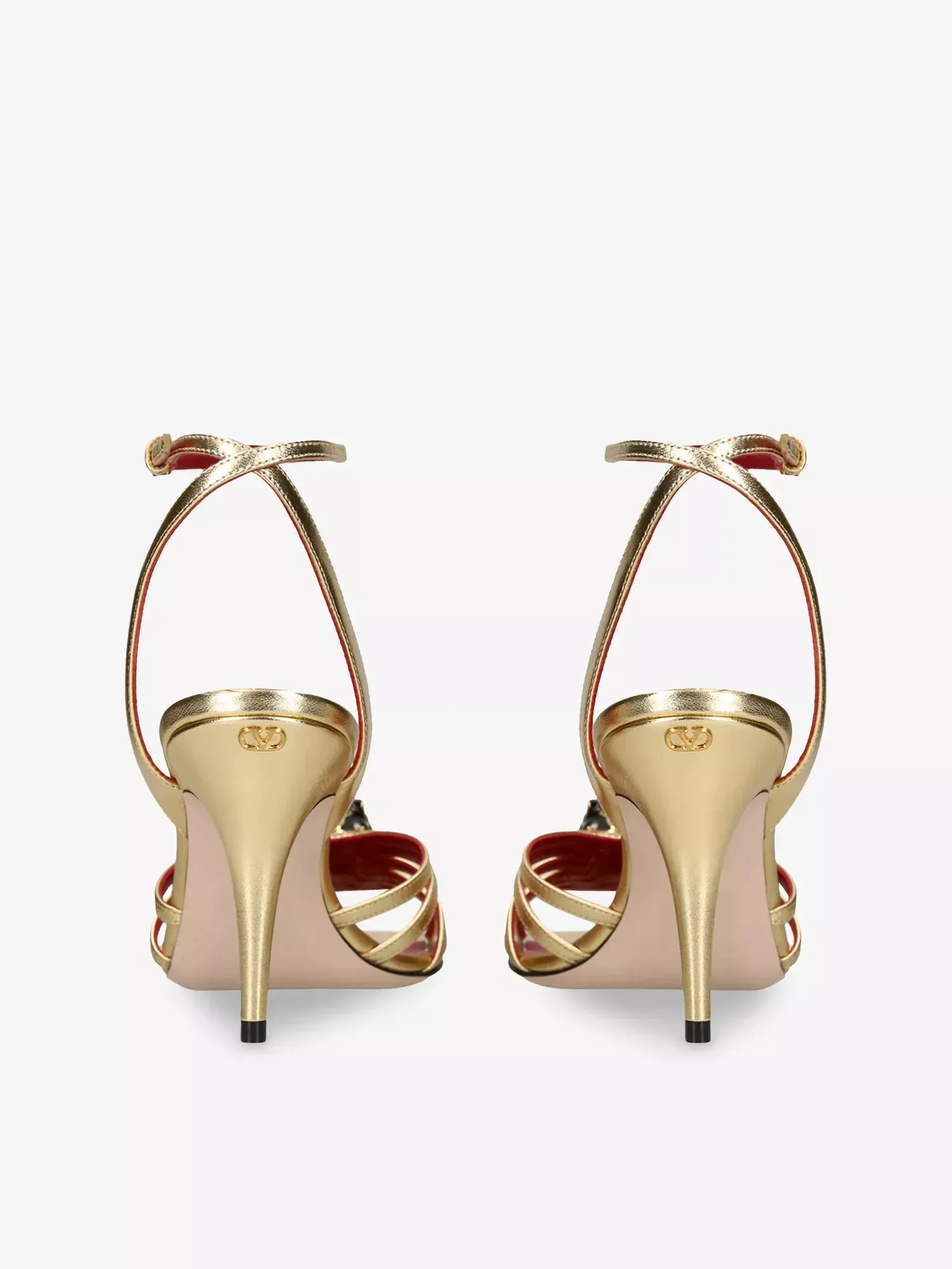 Valentino Garavani Panthea 85 Leather Heeled Sandals