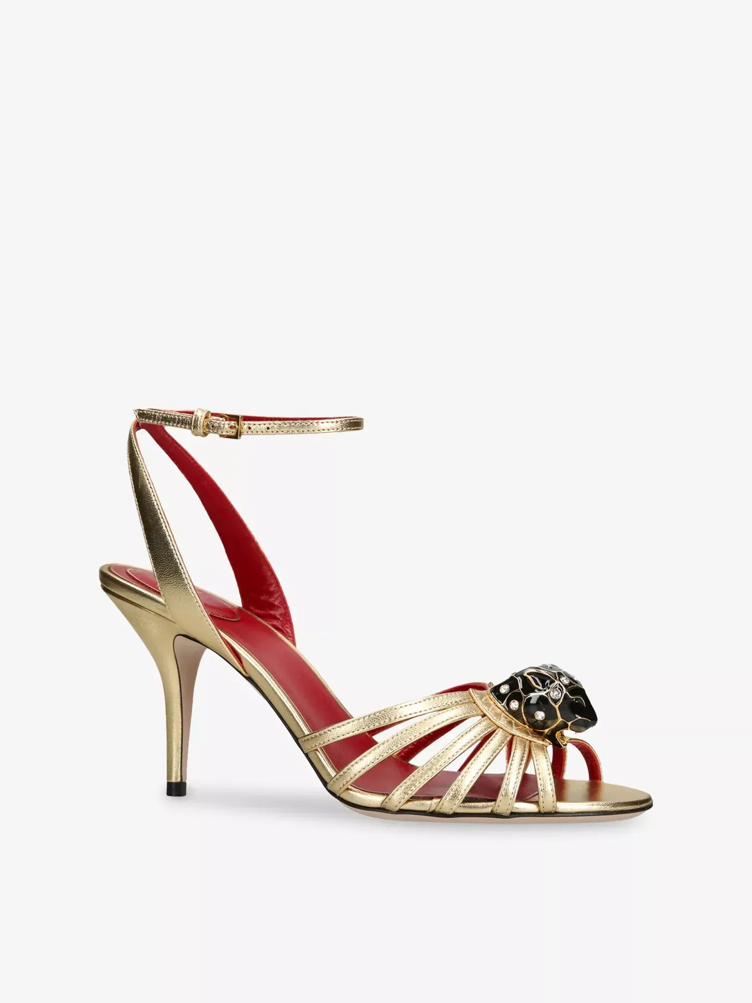 Valentino Garavani Panthea 85 Leather Heeled Sandals