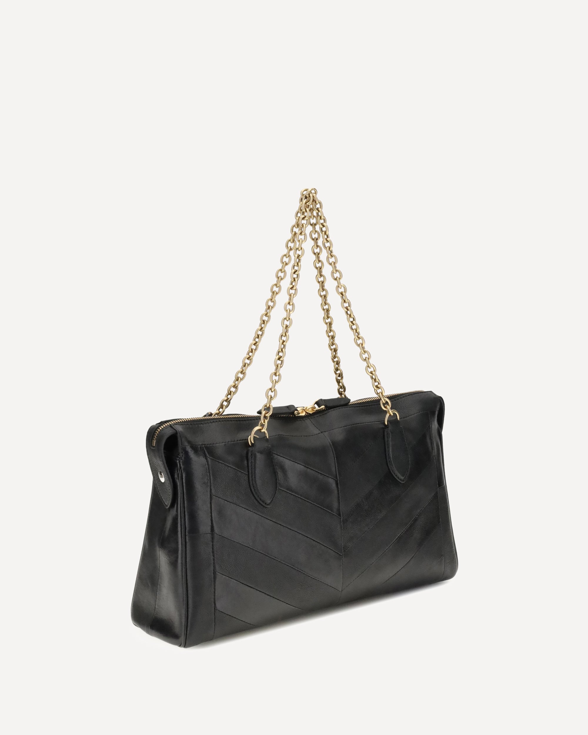 Valentino Garavani Panthea Chevron Shoulder Bag