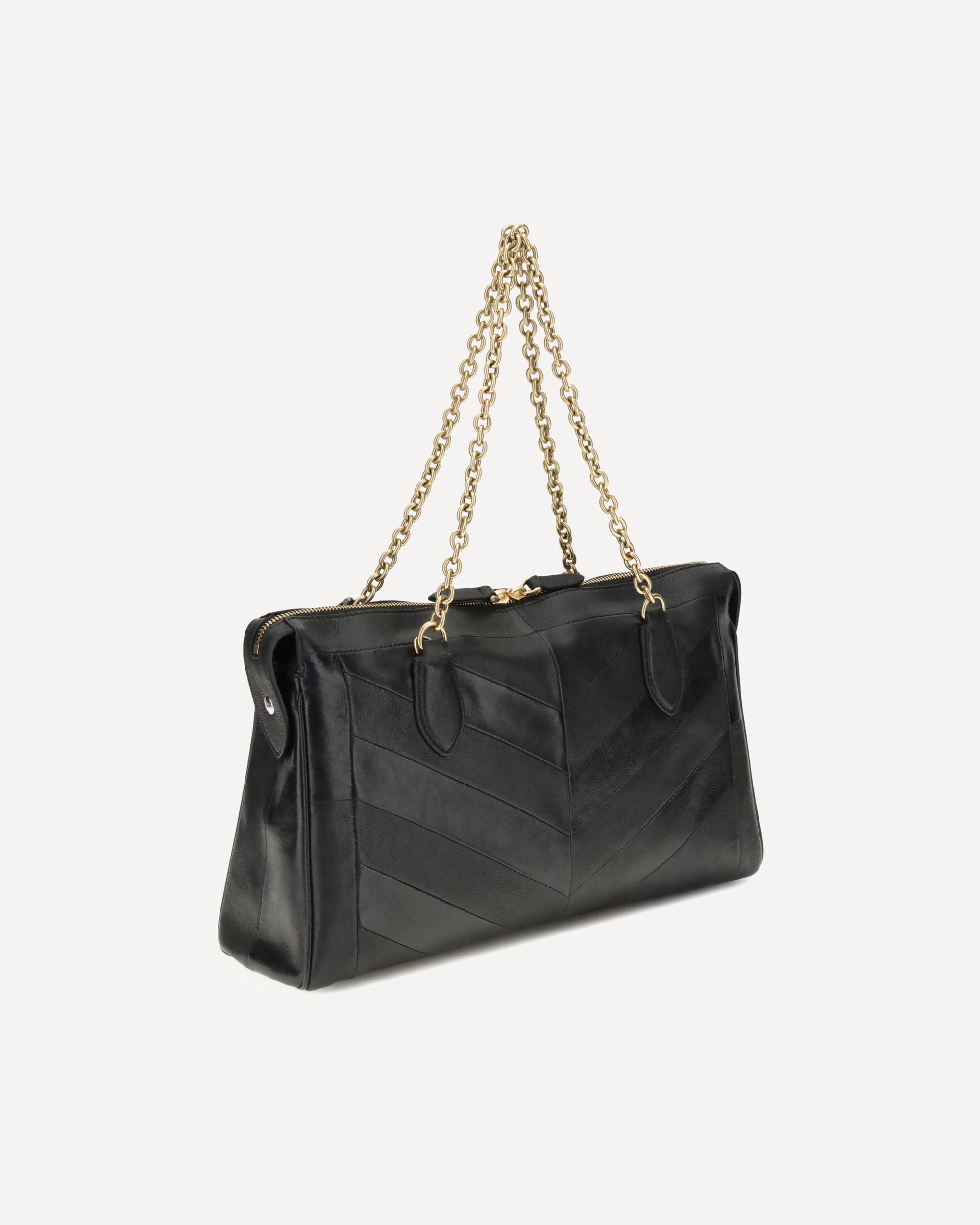 Valentino Garavani Panthea Chevron Shoulder Bag