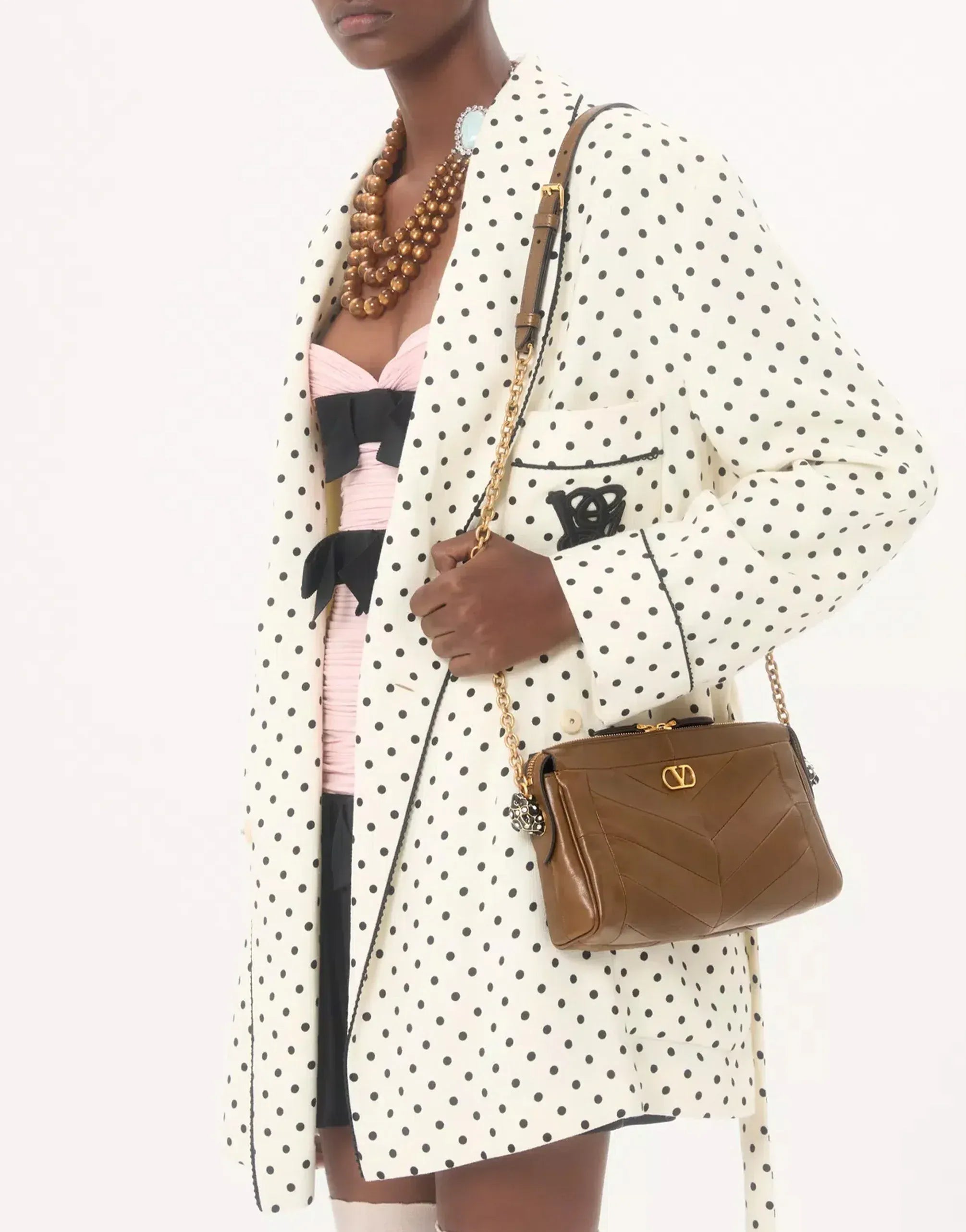 Valentino Garavani Panthea Ovis Aries Shoulder Bag