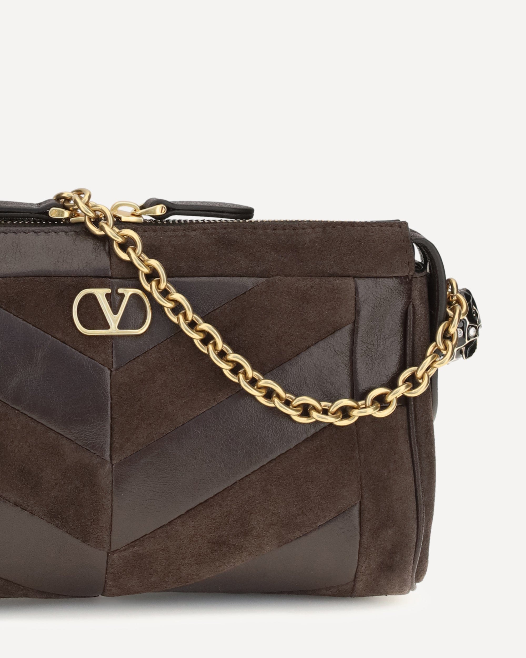 Valentino Garavani Valentino Garavani Panthea Shoulder Bag Chevron Pattern