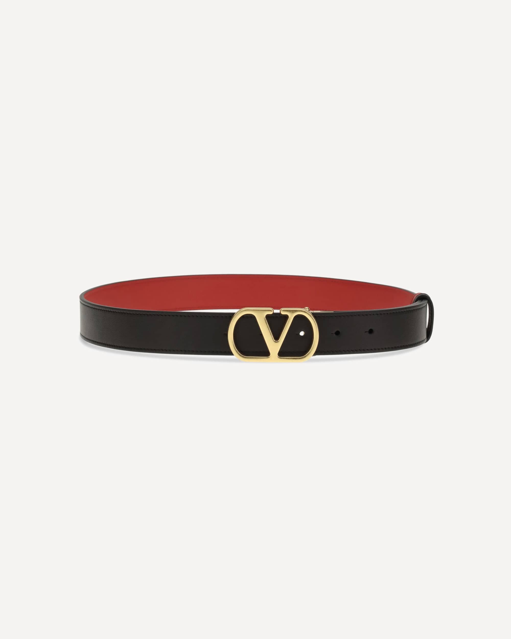 Valentino Garavani Reversible Leather Belt Vlogo Signature