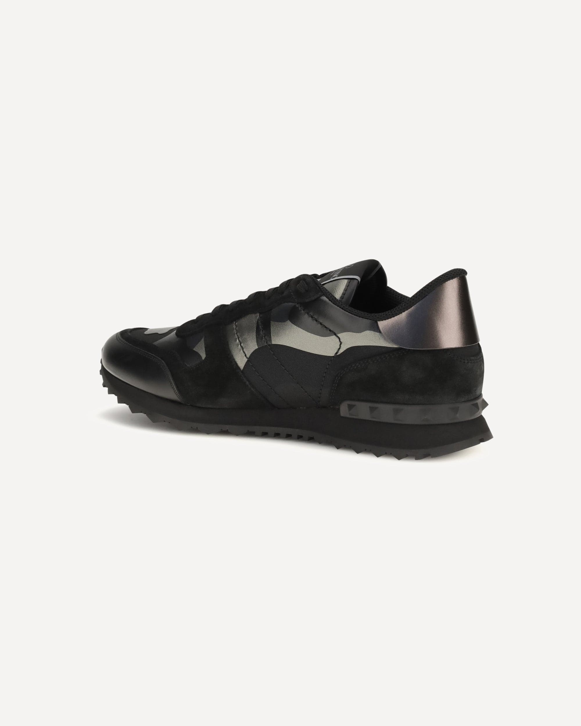 Valentino Garavani Valentino Garavani Rockrunner Camouflage Laminated Sneakers