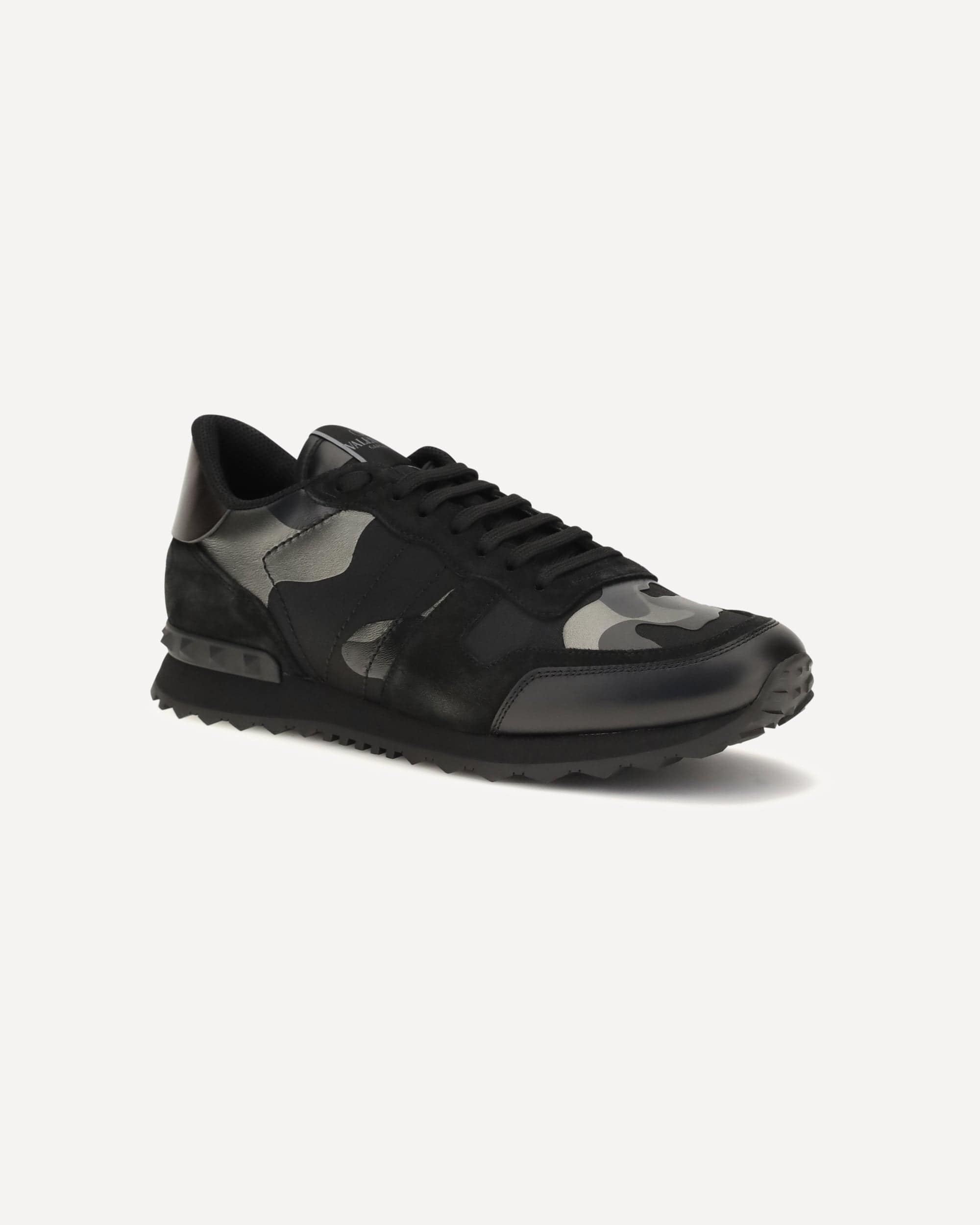 Valentino Garavani Valentino Garavani Rockrunner Camouflage Laminated Sneakers