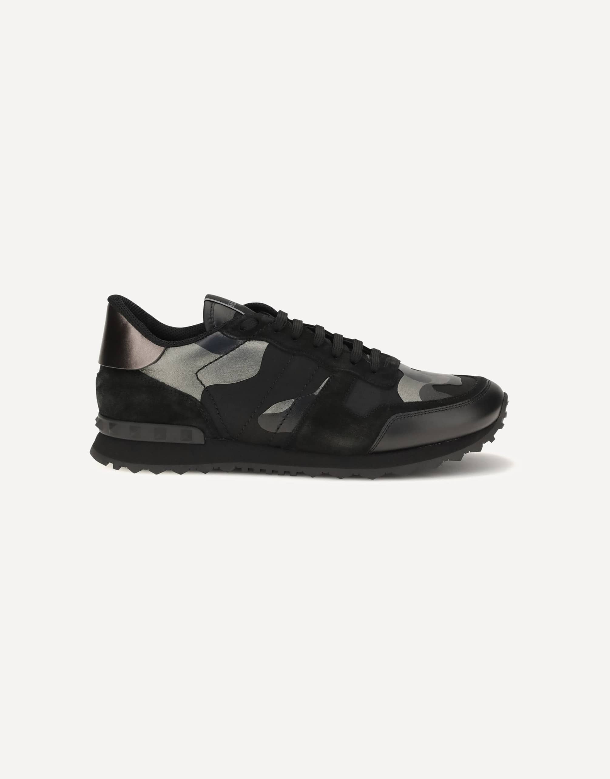 Valentino Garavani Valentino Garavani Rockrunner Camouflage Laminated Sneakers