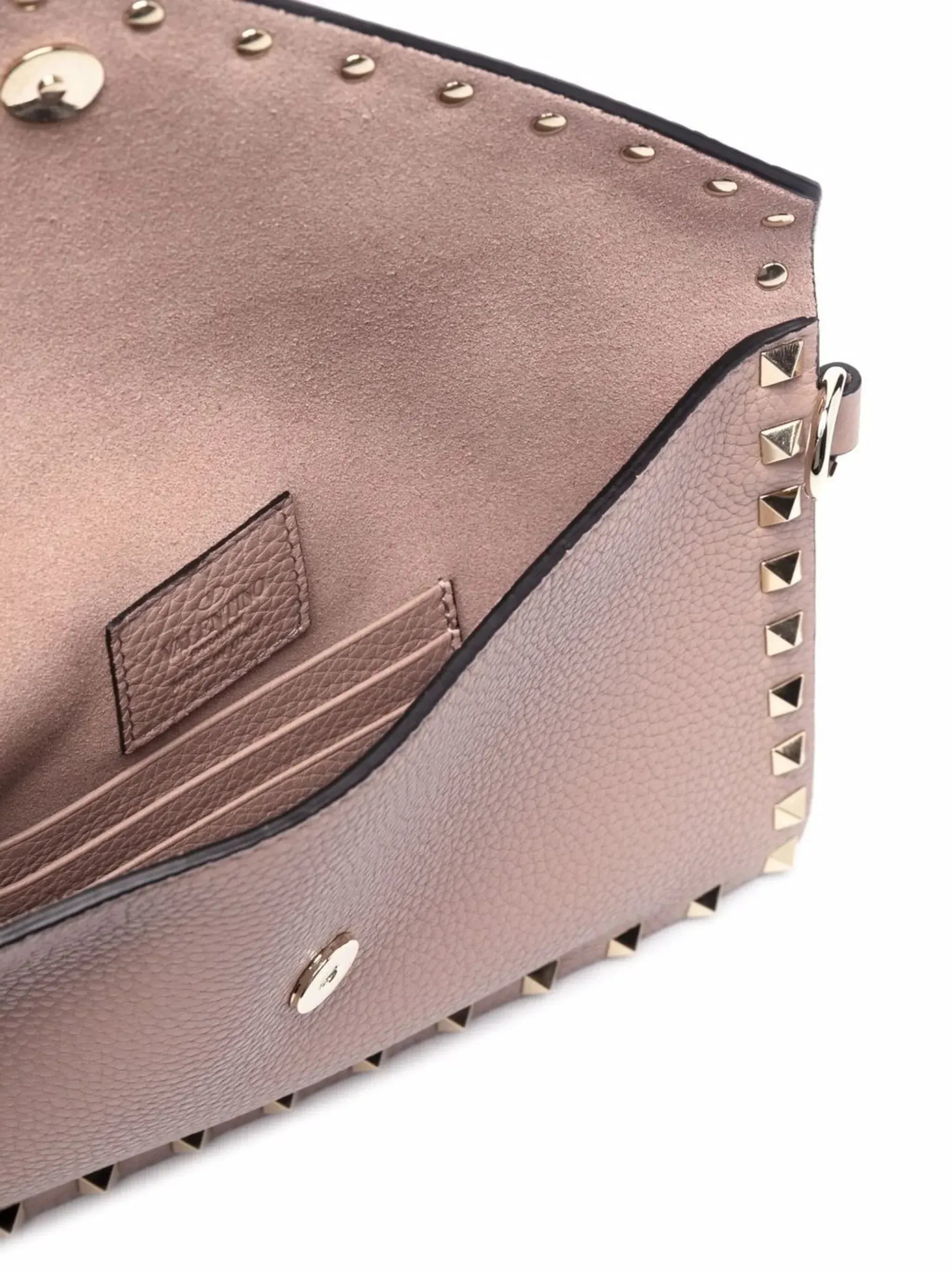 Valentino Garavani Rockstud Envelope Clutch Bag