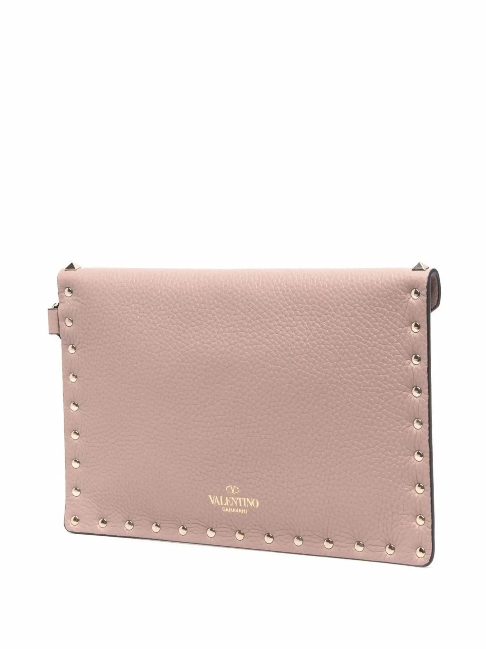 Valentino Garavani Rockstud Envelope Clutch Bag