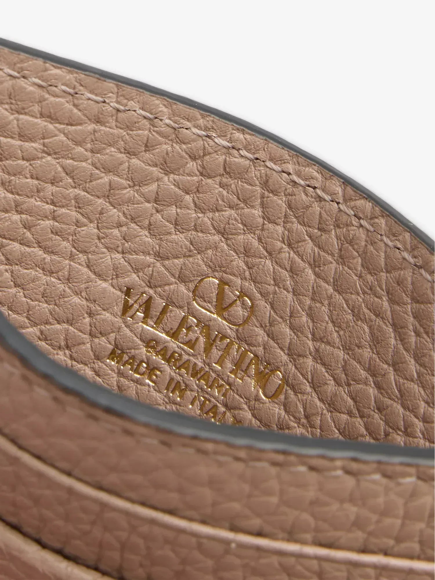 Valentino Garavani Rockstud Leather Card Holder