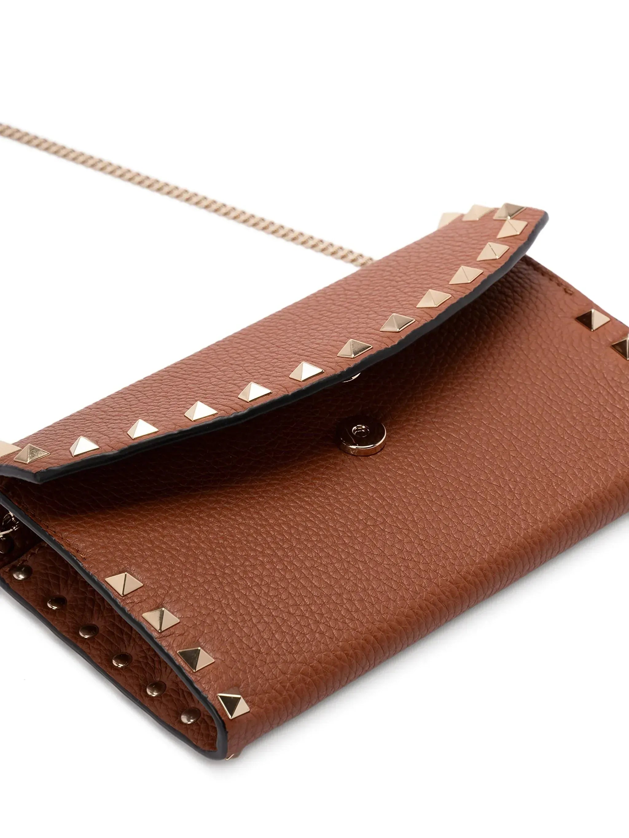 Valentino Garavani Rockstud Leather Chain Shoulder Bag