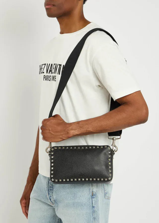 Valentino Garavani Rockstud Leather Cross-Body Bag - alternate view