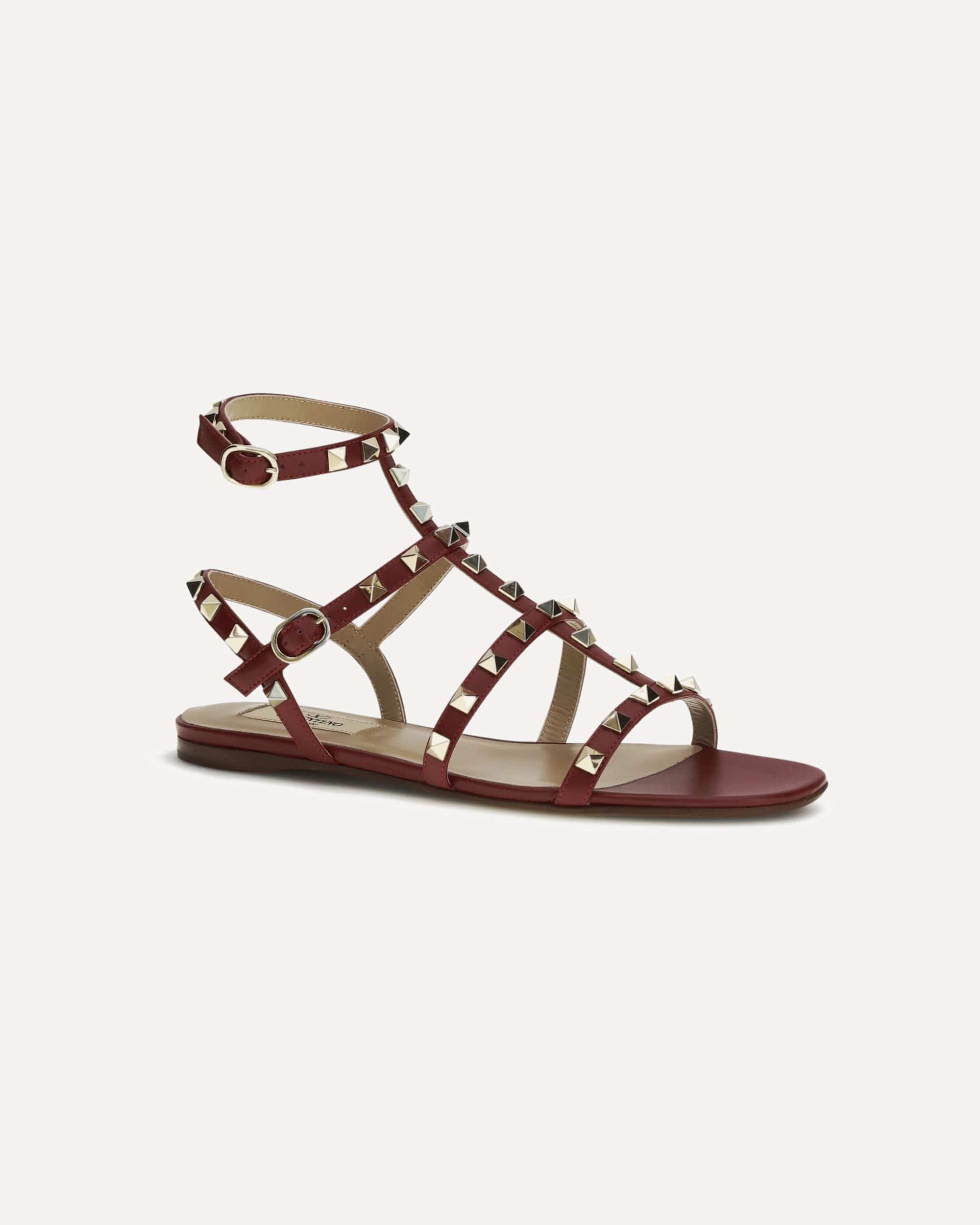 Valentino Garavani Rockstud Leather Sandals - alternate view