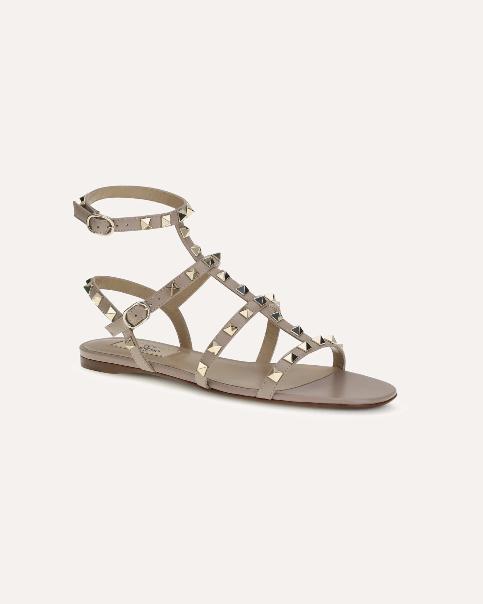 Valentino Garavani Rockstud Leather Sandals - alternate view