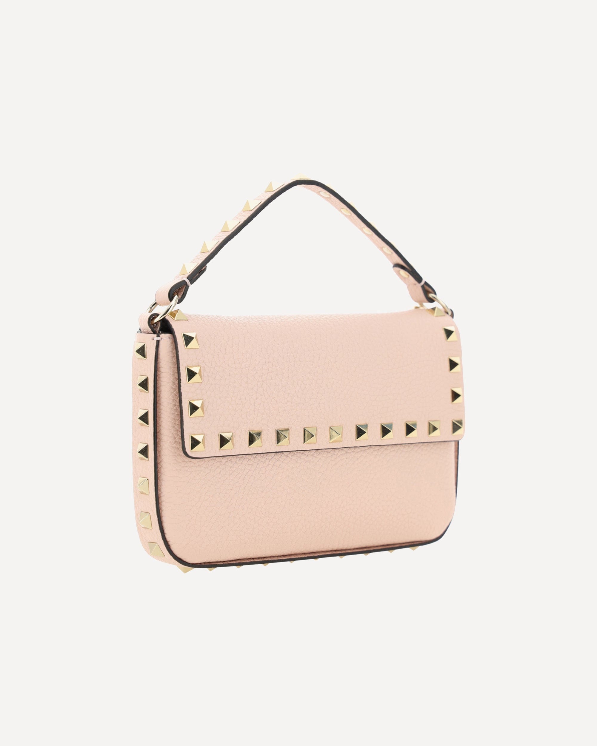 Rockstud Mini Pouch Garnet Calfskin - alternate view
