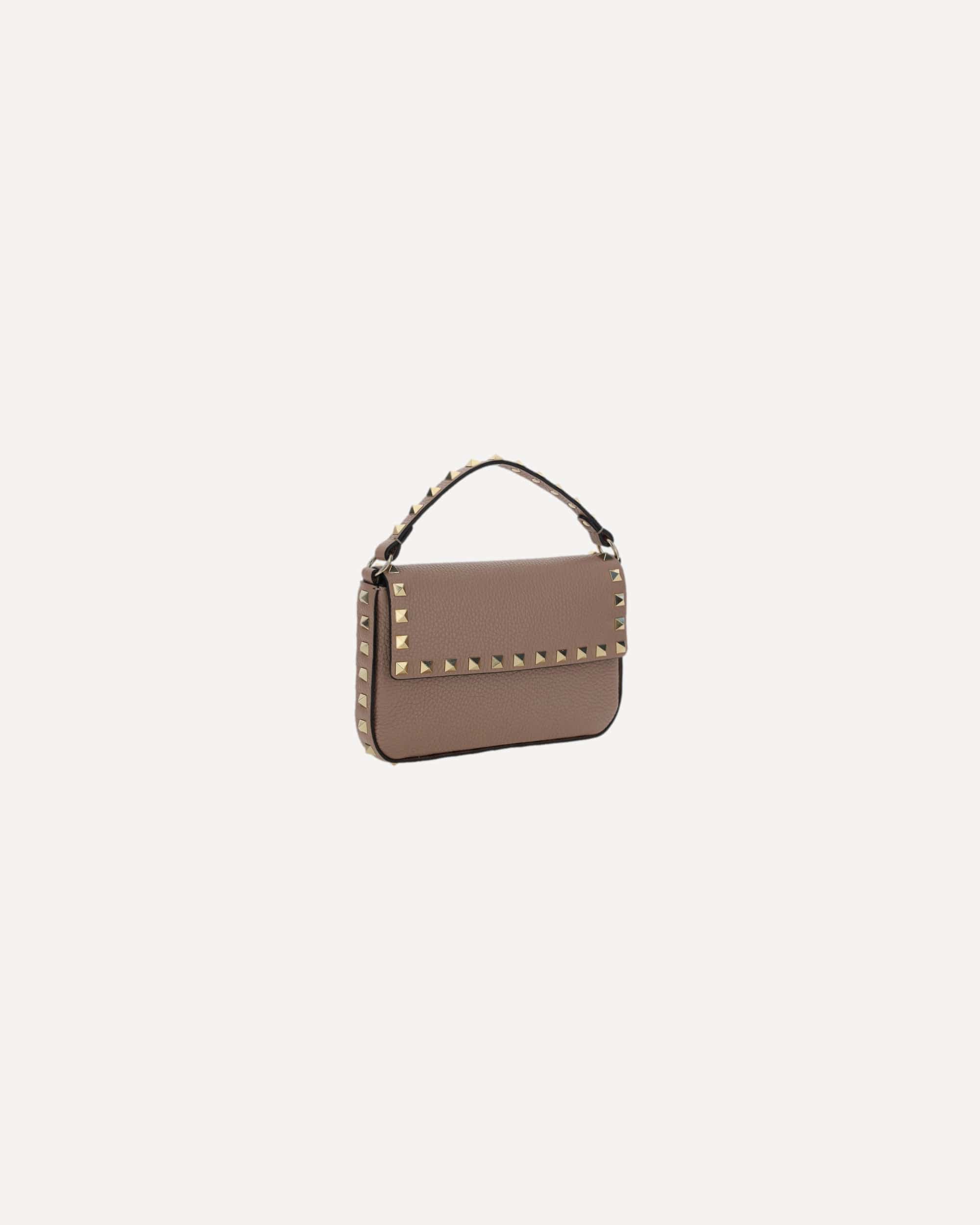 Rockstud Mini Pouch Garnet Calfskin - alternate view