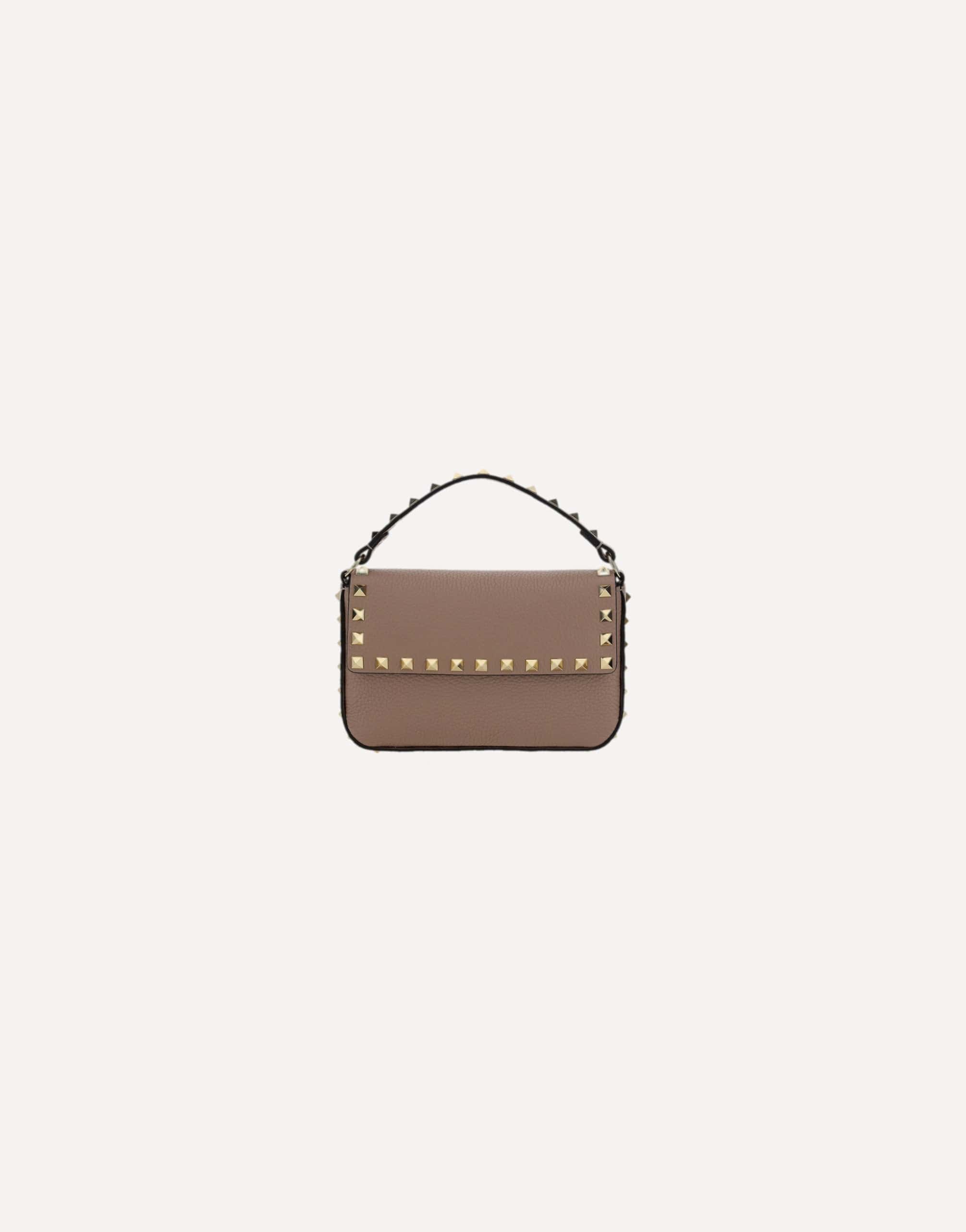 Valentino Garavani Rockstud Mini Pouch Garnet Calfskin