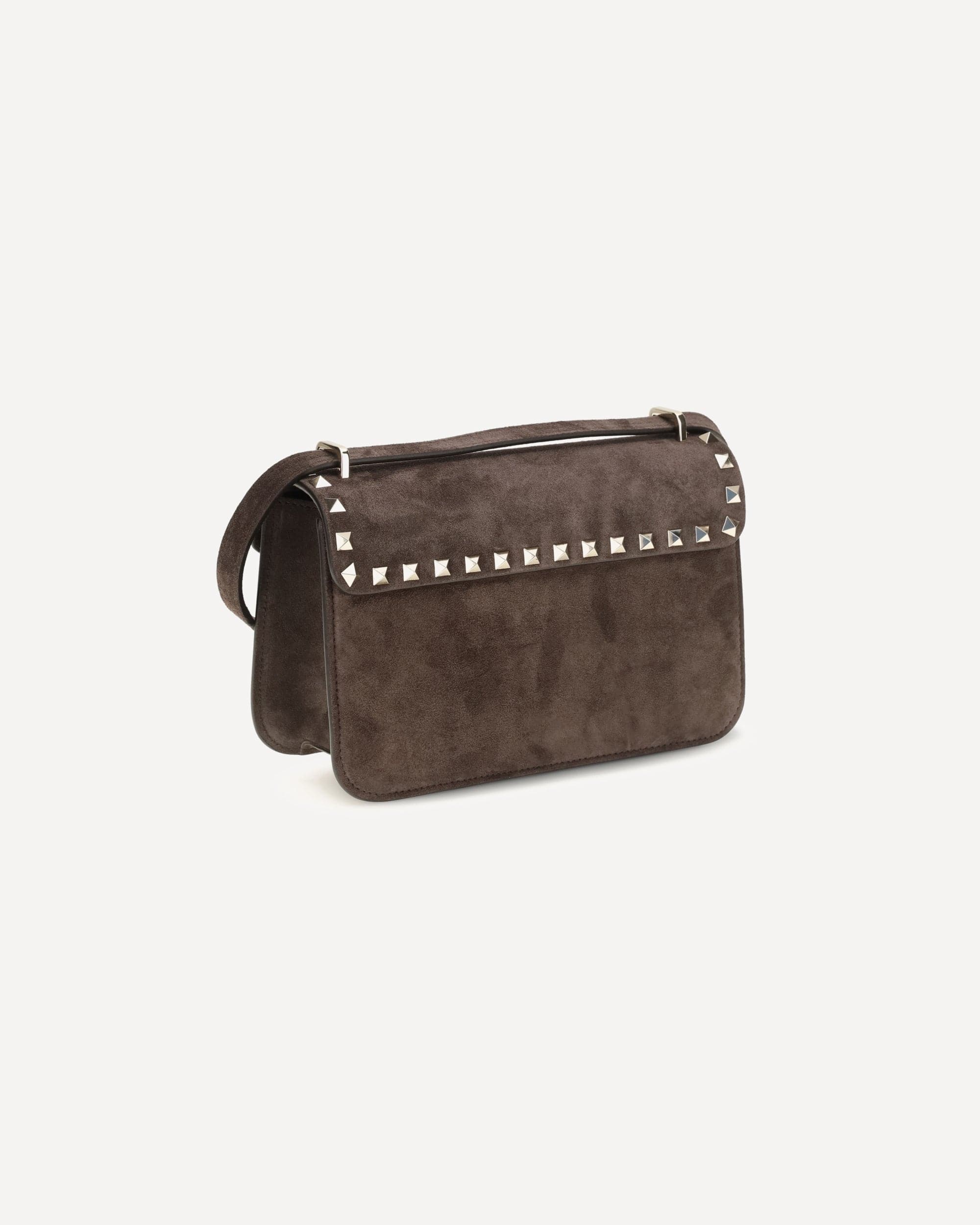 Valentino Garavani Rockstud Mini Suede Shoulder Bag