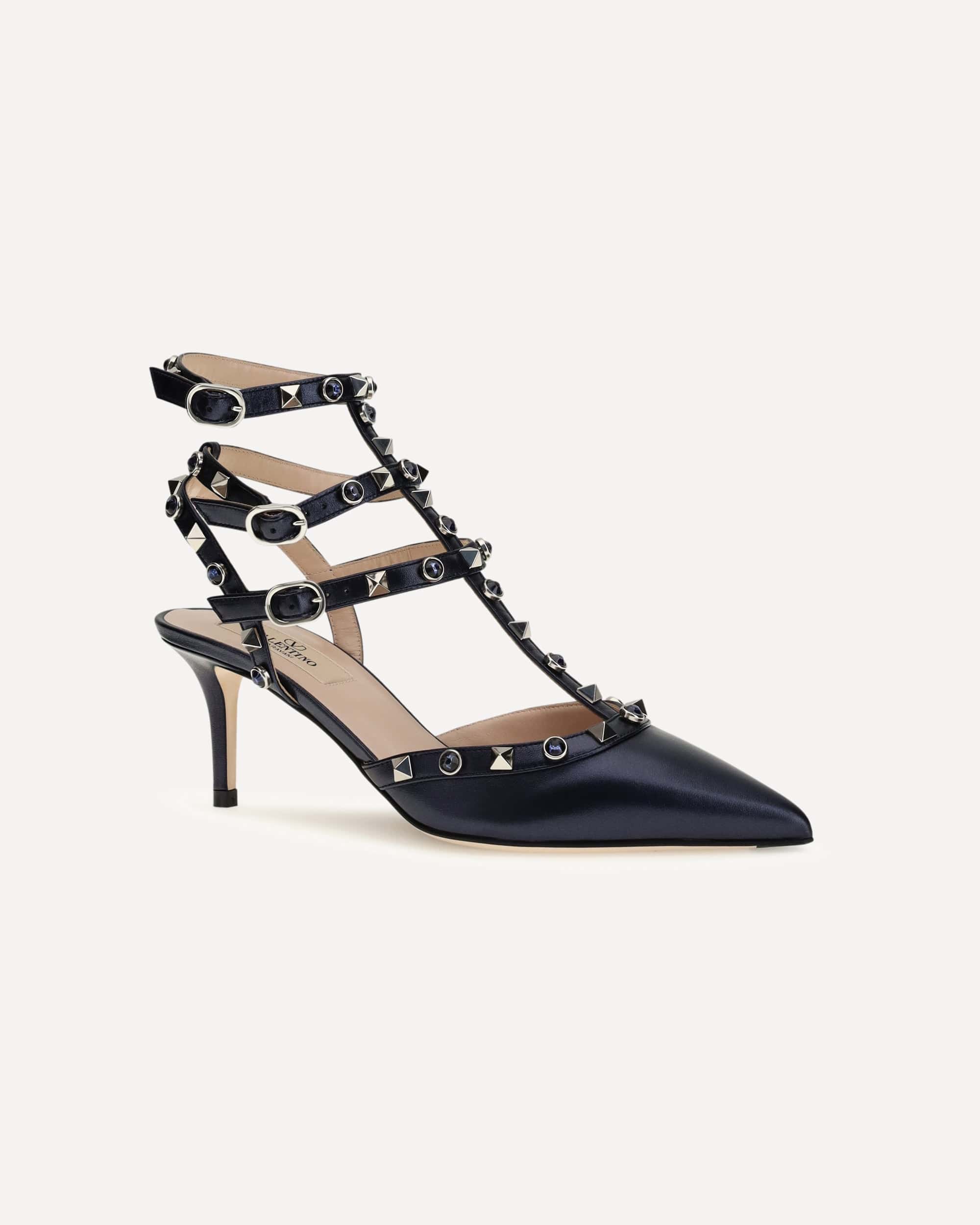 Valentino Garavani Rockstud Pumps In Laminated Leather
