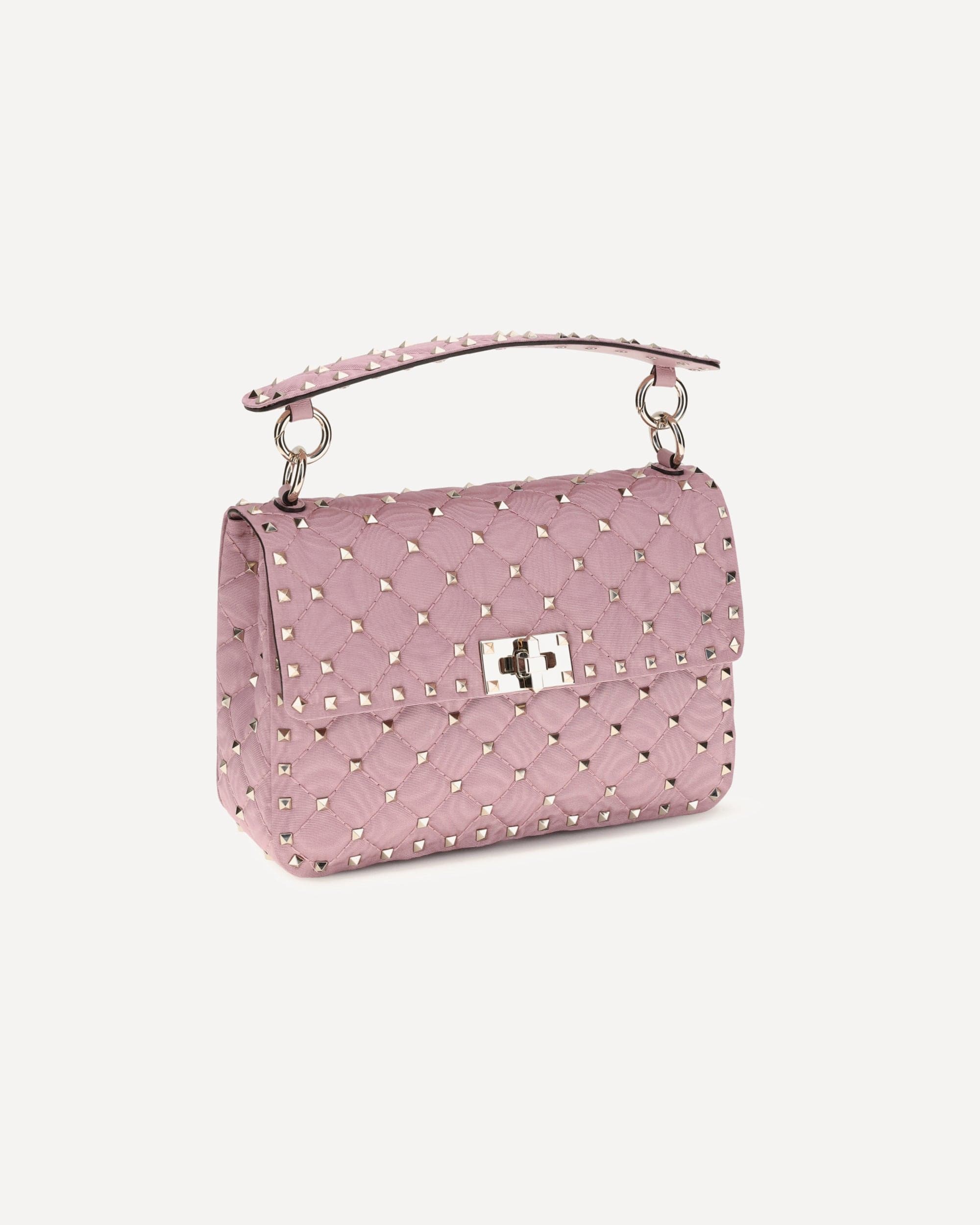 Valentino Garavani Rockstud Quilted Top-Handle Bag - alternate view