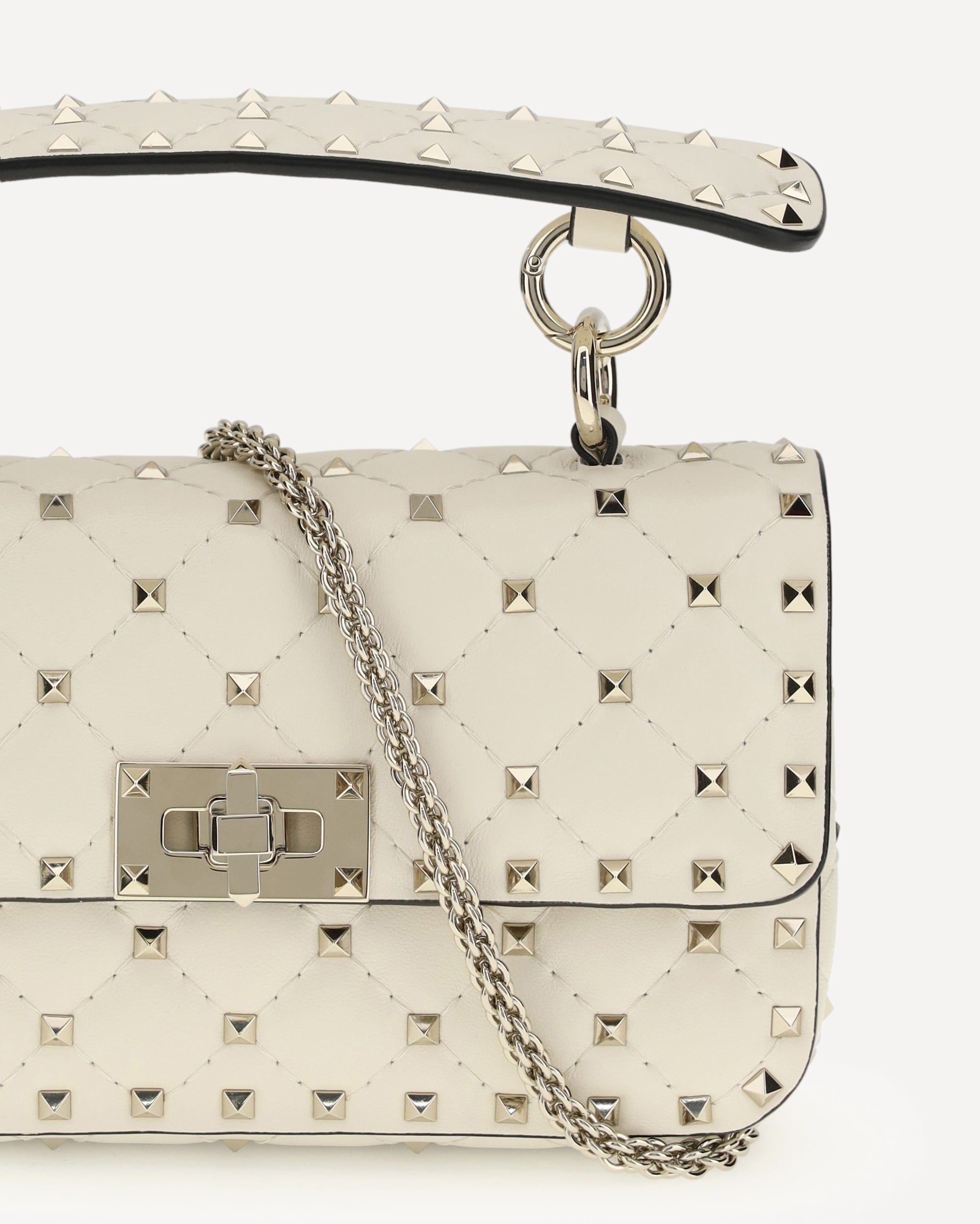 Valentino Garavani Rockstud Spike Handbag With Chain
