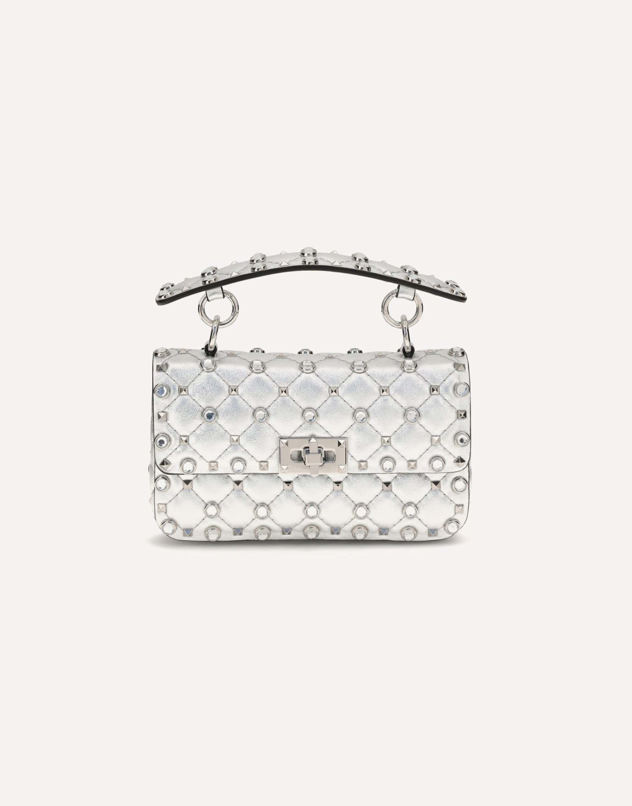 Valentino Garavani Valentino Garavani Rockstud Spike Laminated Leather Handbag