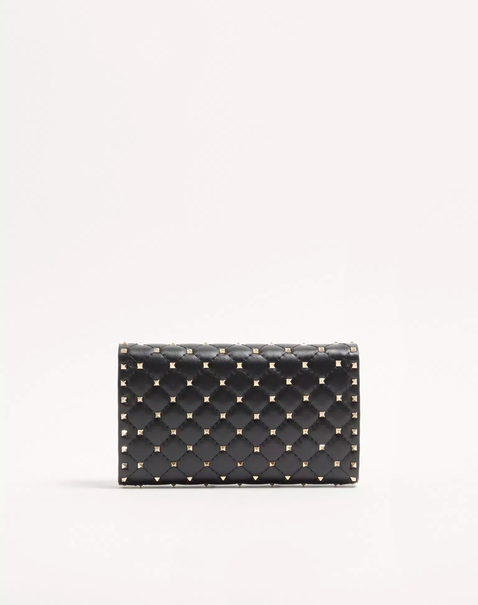 Valentino Garavani Rockstud Spike Nappa Leather Clutch Bag