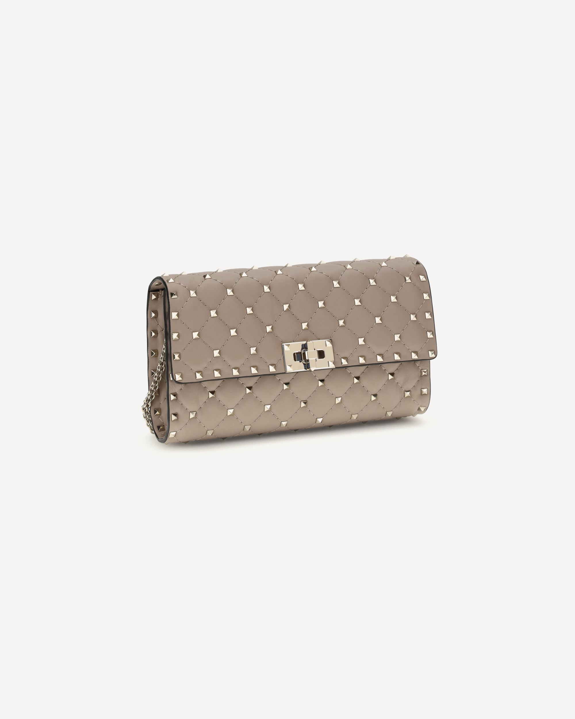 Valentino Garavani Rockstud Spike Quilted Nappa Shoulder Bag - alternate view
