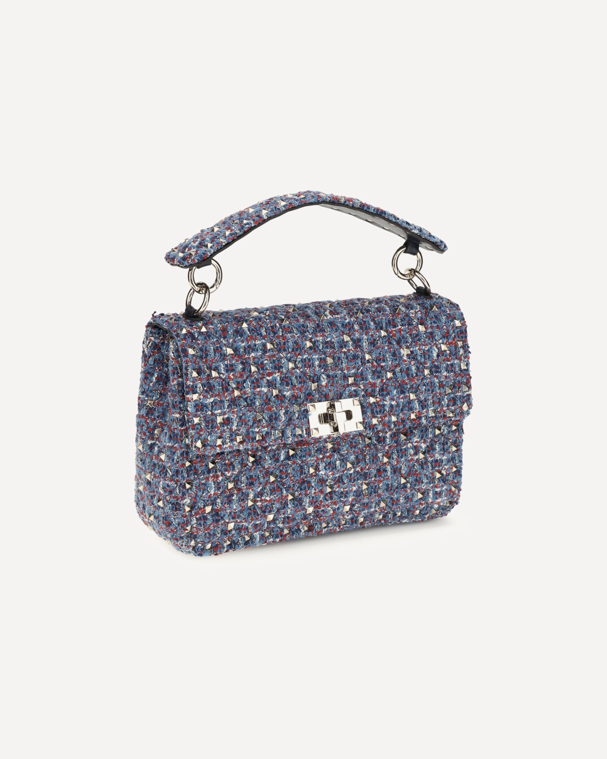 Valentino Garavani сумка Rockstud Spike из твида - alternate view
