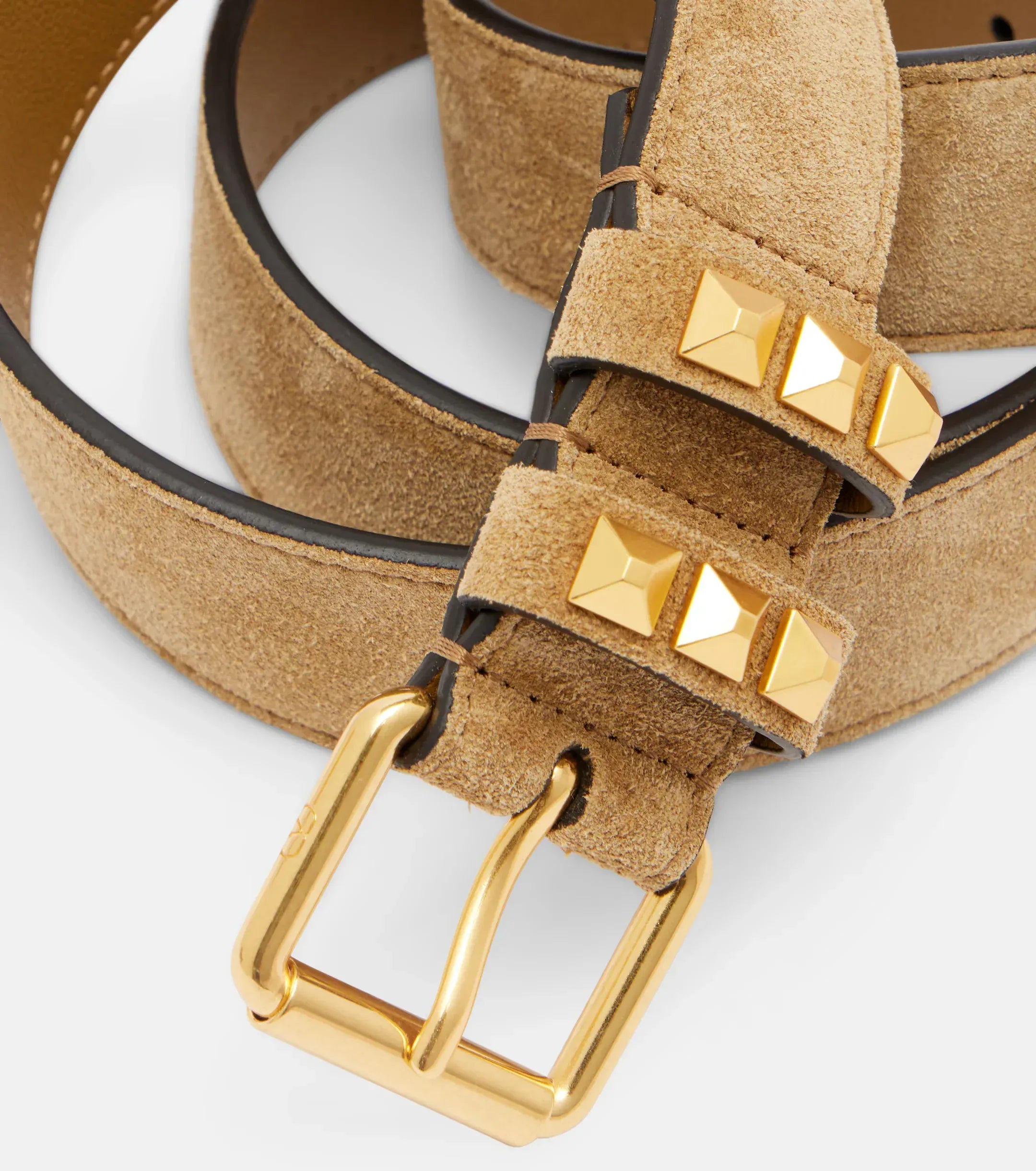 Valentino Garavani Rockstud Suede Belt