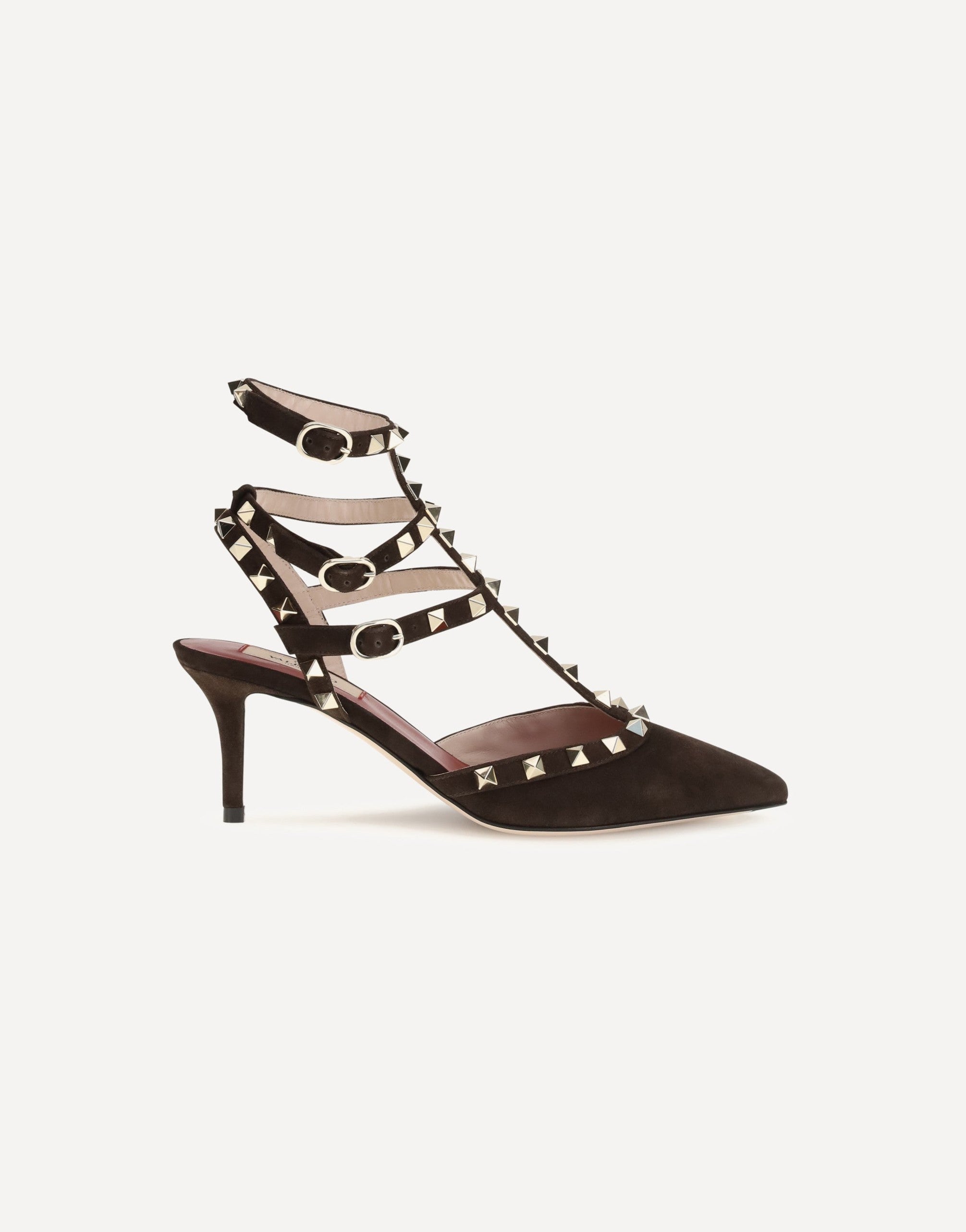 Escarpins en daim Rockstud Valentino Garavani