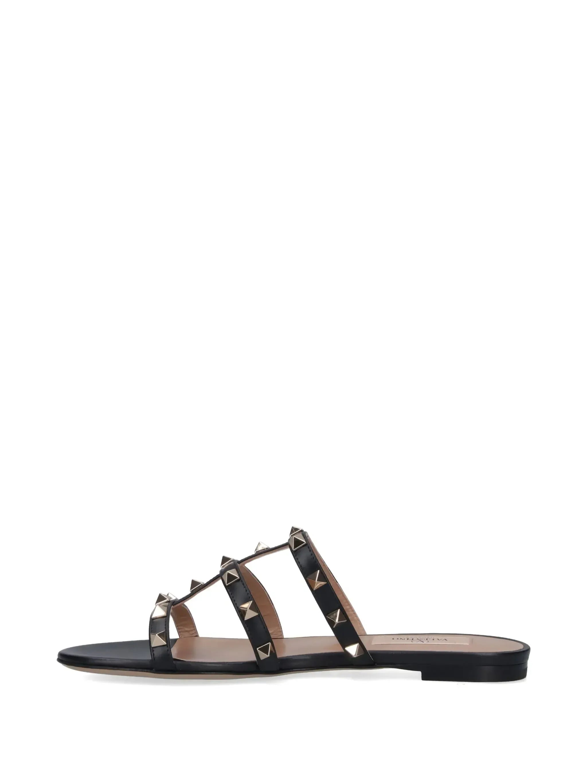 Valentino Garavani Rockstud Three-Strap Sandals